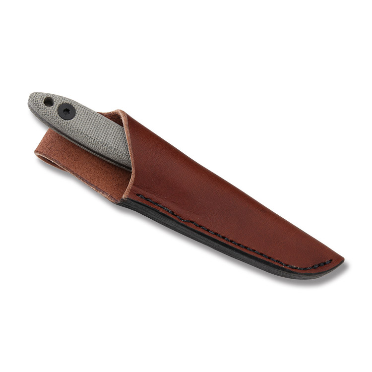 ESEE Camp Lore Rowen Fixed Blade Knife 2.5in Plain Gray Micarta ESEECR25BO View 4
