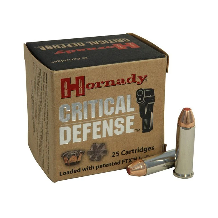 Hornady Critical Defense 38 Special +P 110 Grain 25 Rounds  Brass FTX 90311 View 1