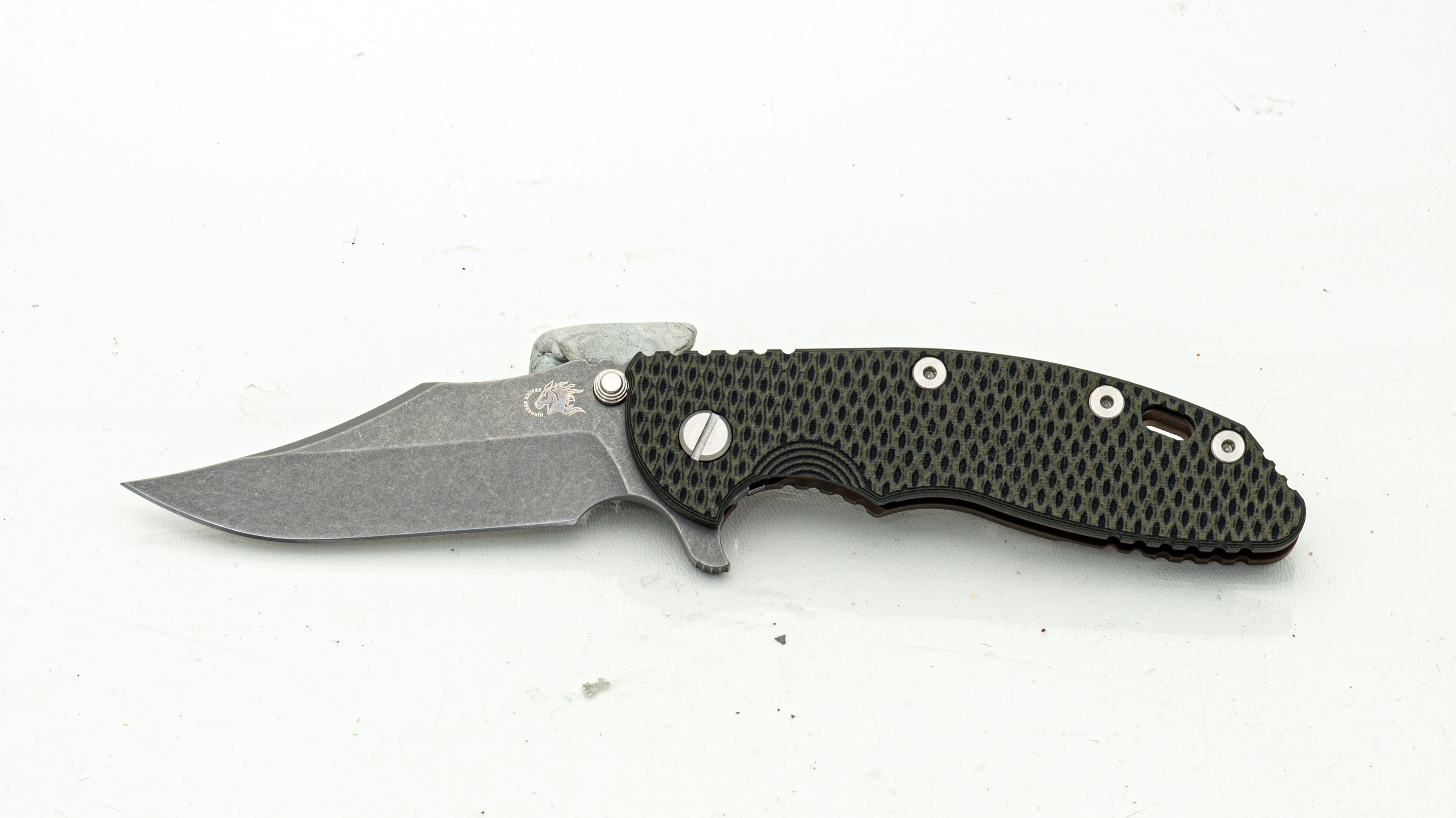 Hinderer XM-18 3.5 Bowie OD Green Battle Bronze K2032WFBZODB K2032WFBZODB View 1