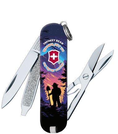 Victorinox SMKW Exclusive Classic SD Swiss Army Knife Smokey Bear Sunset Silhouette STBV925 View 5
