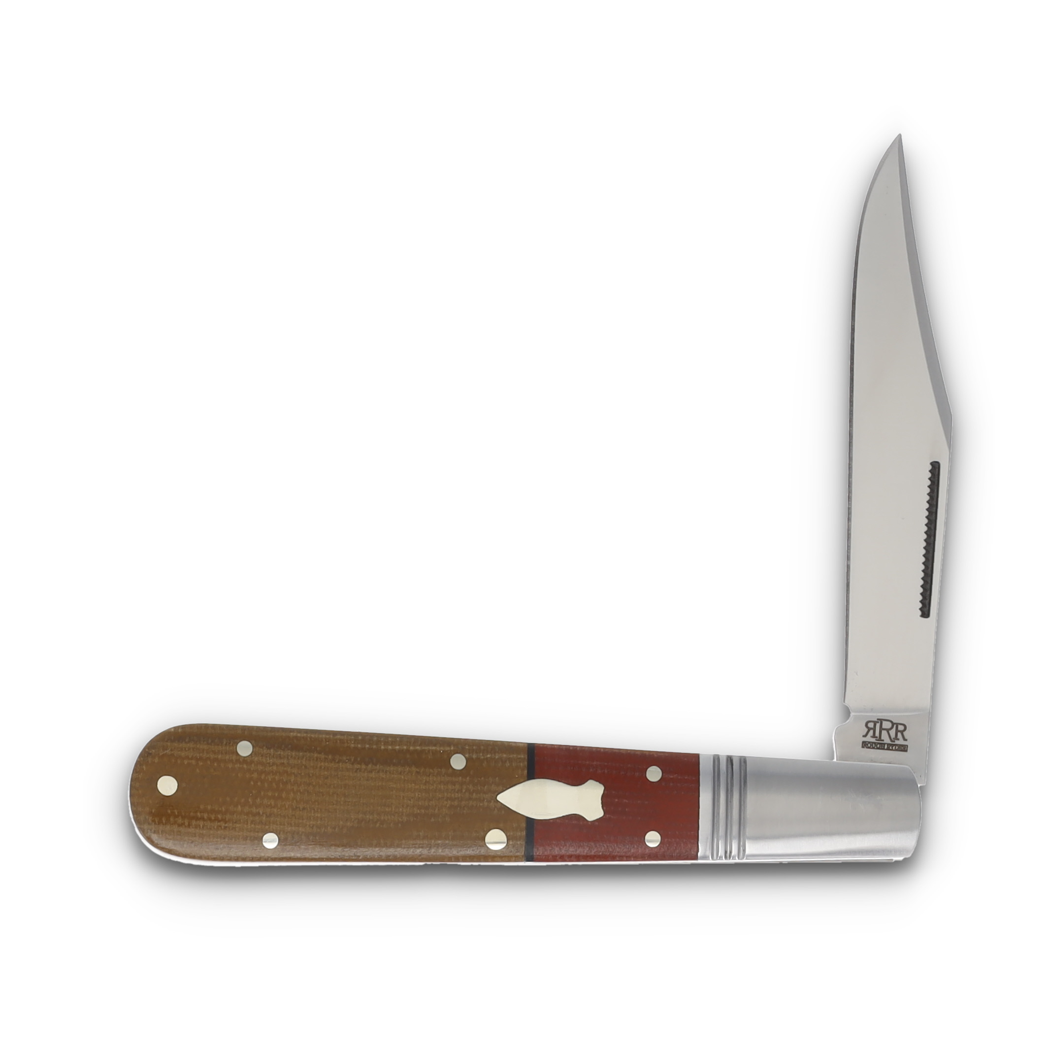 Rough Ryder Reserve Chili Pepper Brown Micarta Granddaddy Barlow Folding Knife RRR046 View 1