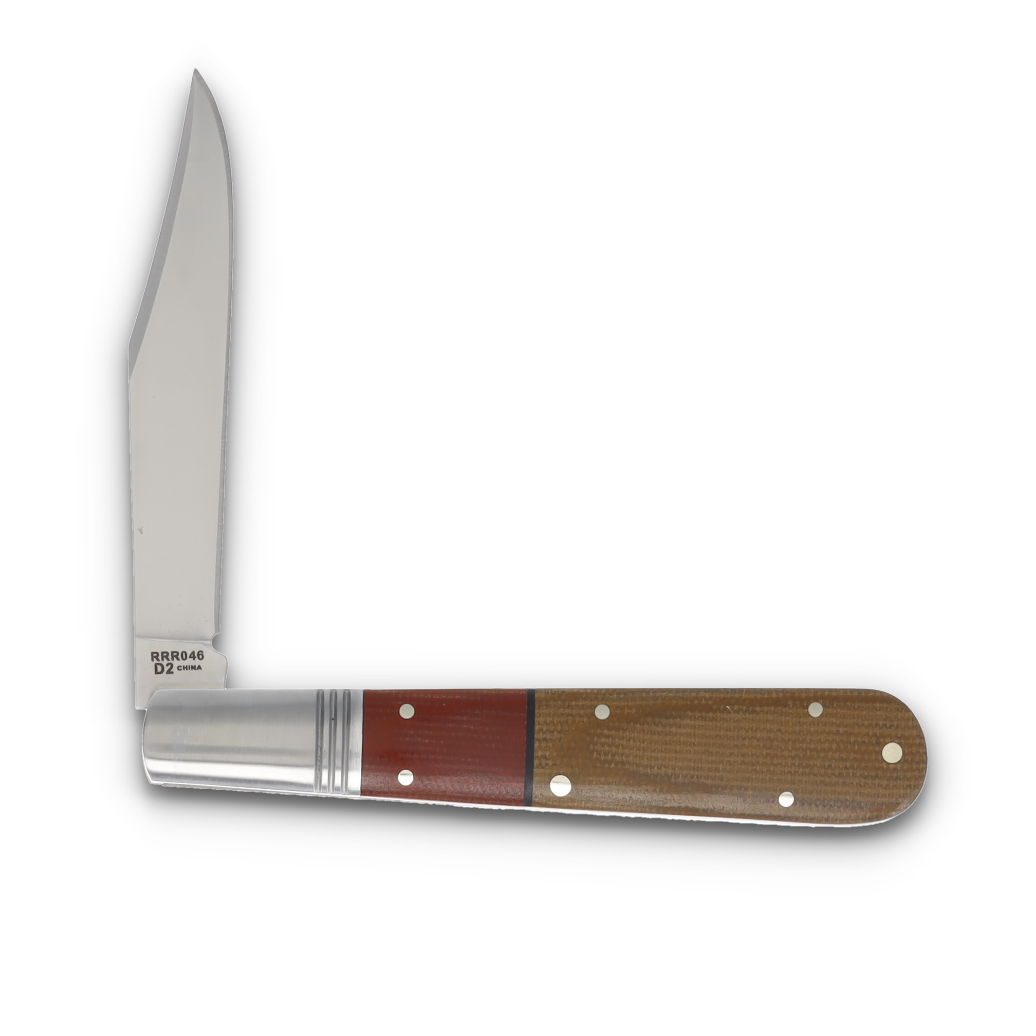 Rough Ryder Reserve Chili Pepper Brown Micarta Granddaddy Barlow Folding Knife RRR046 View 4