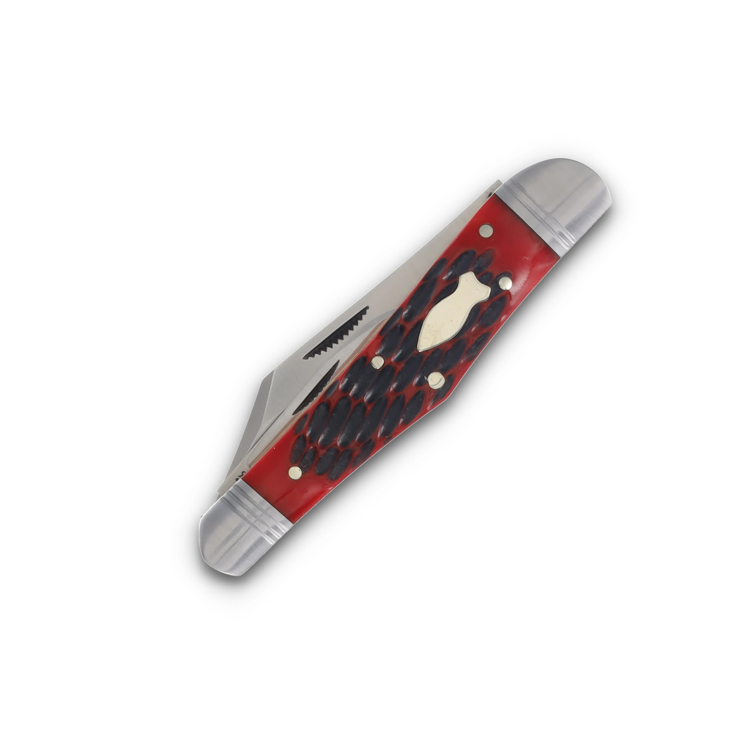 Rough Ryder Reserve Splitback Whittler Folding Knife Red Jigged Bone RRR047 View 3