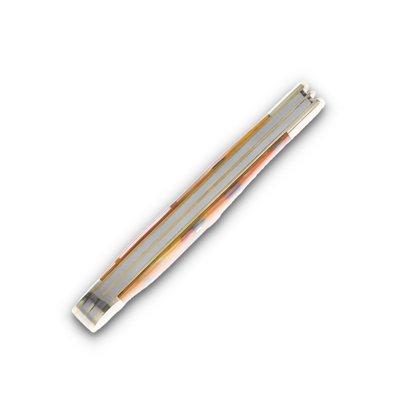 Marble's MR717 (Orange Swirl Resin Two Blade Trapper) MR717 MR717 View 5
