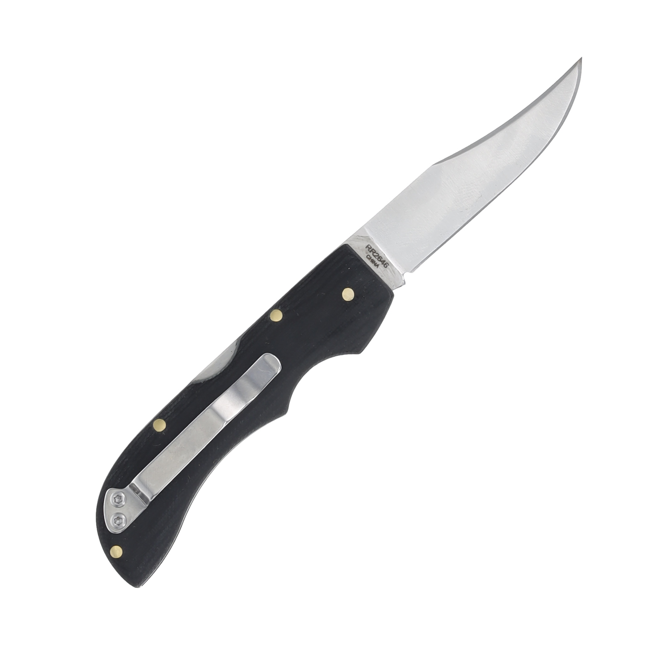 Rough Ryder RR2646 Black G-10 Lockback  3.5in Closed RR2646 View 2