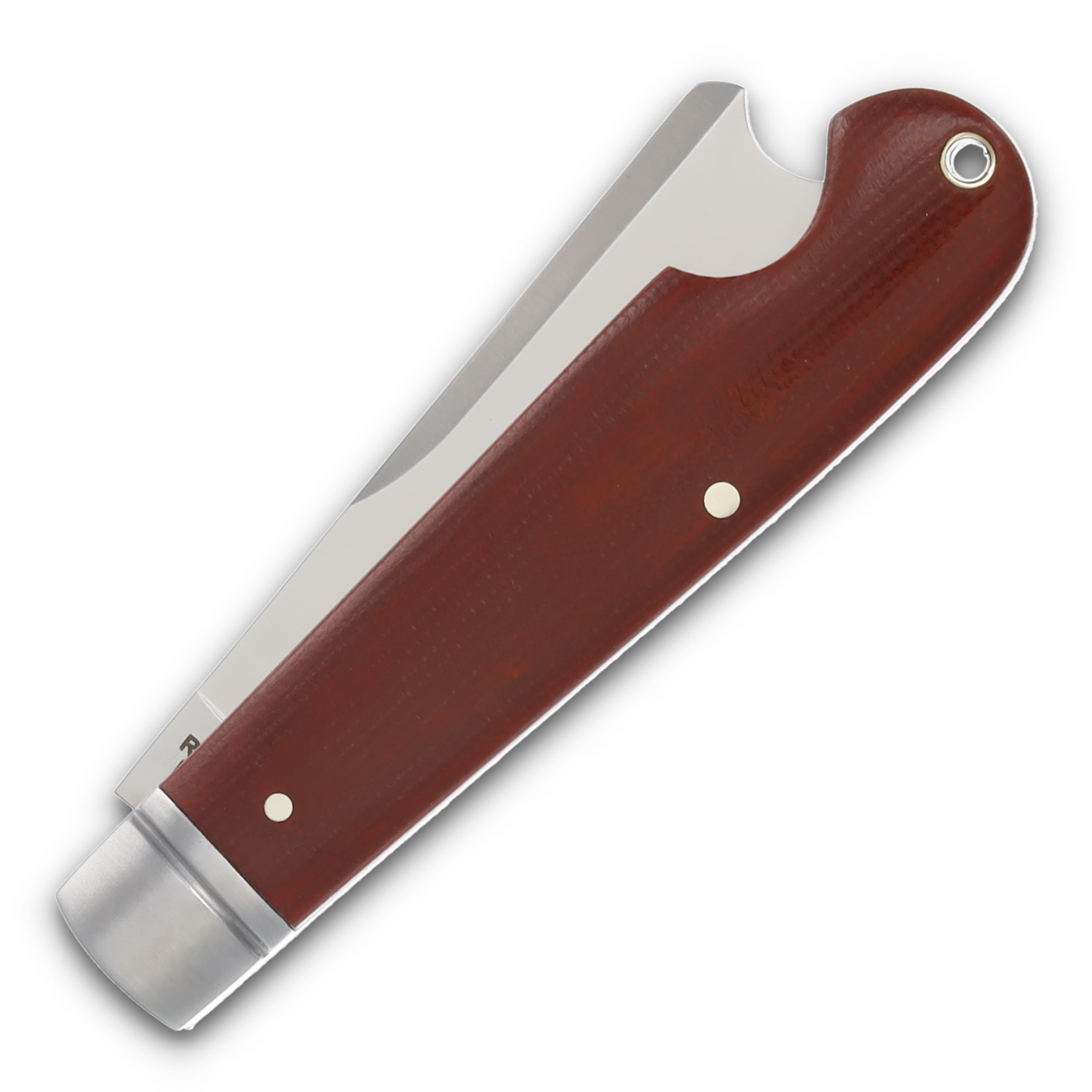 Rough Ryder Reserve Red Chili Pepper Micarta Easy Open One-Armed Razor Folding Knife RRR001CP View 6