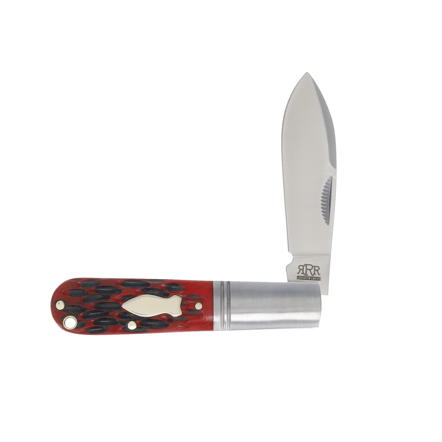 Rough Ryder Reserve Red Jigged Bone Original Barlow Folding Knife RRR017RB View 3