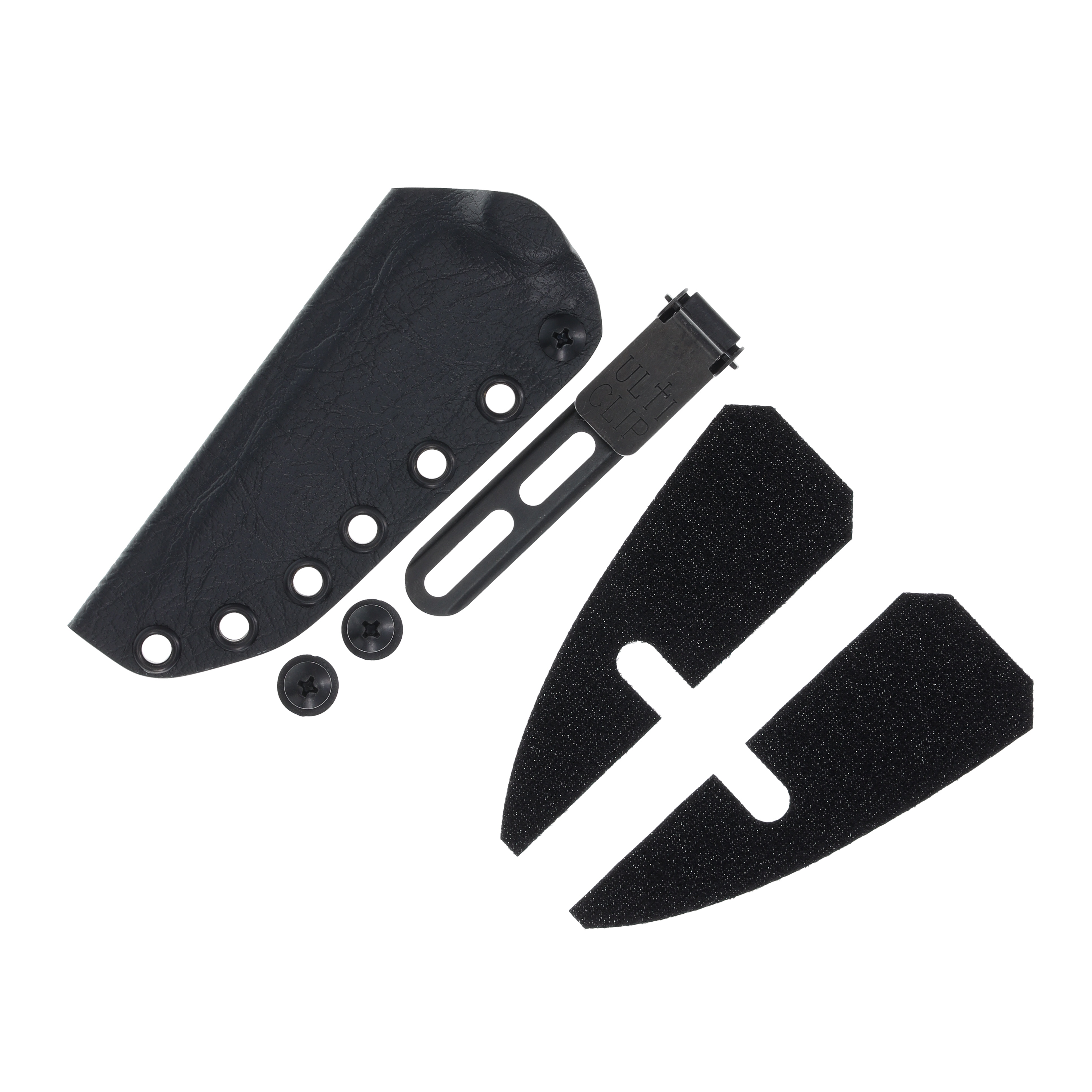 Toor Knives Darter 4.25In Fixed Black S35VN Black Shadow Tanto Blade DARTERTSB View 7