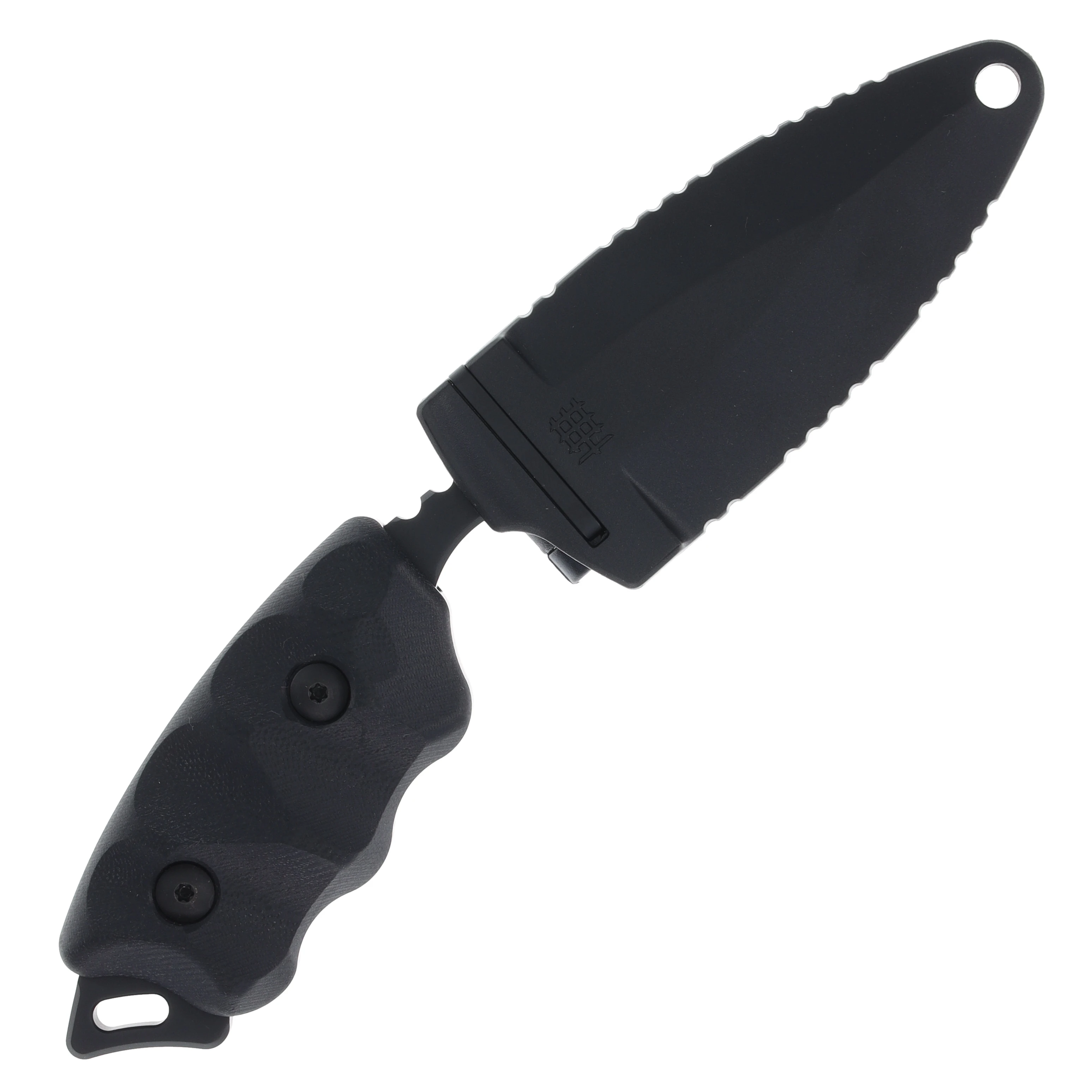 Halfbreed Blades Compact Clearance Knife 2.95in Plain Black Spear Point CCK05BLK View 5