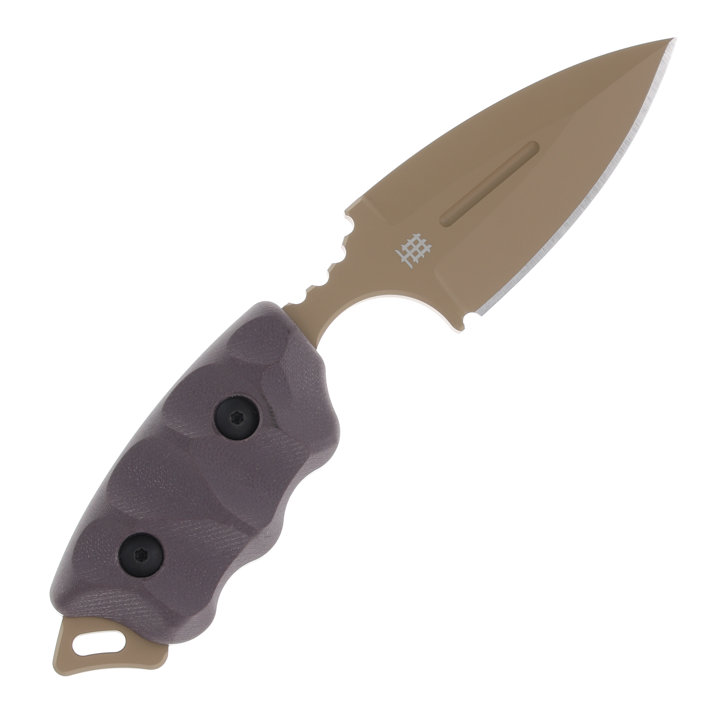Halfbreed Blades Compact Clearance Knife Dark Earth 2.95in Plain FDE Spear Point CCK05DE View 4