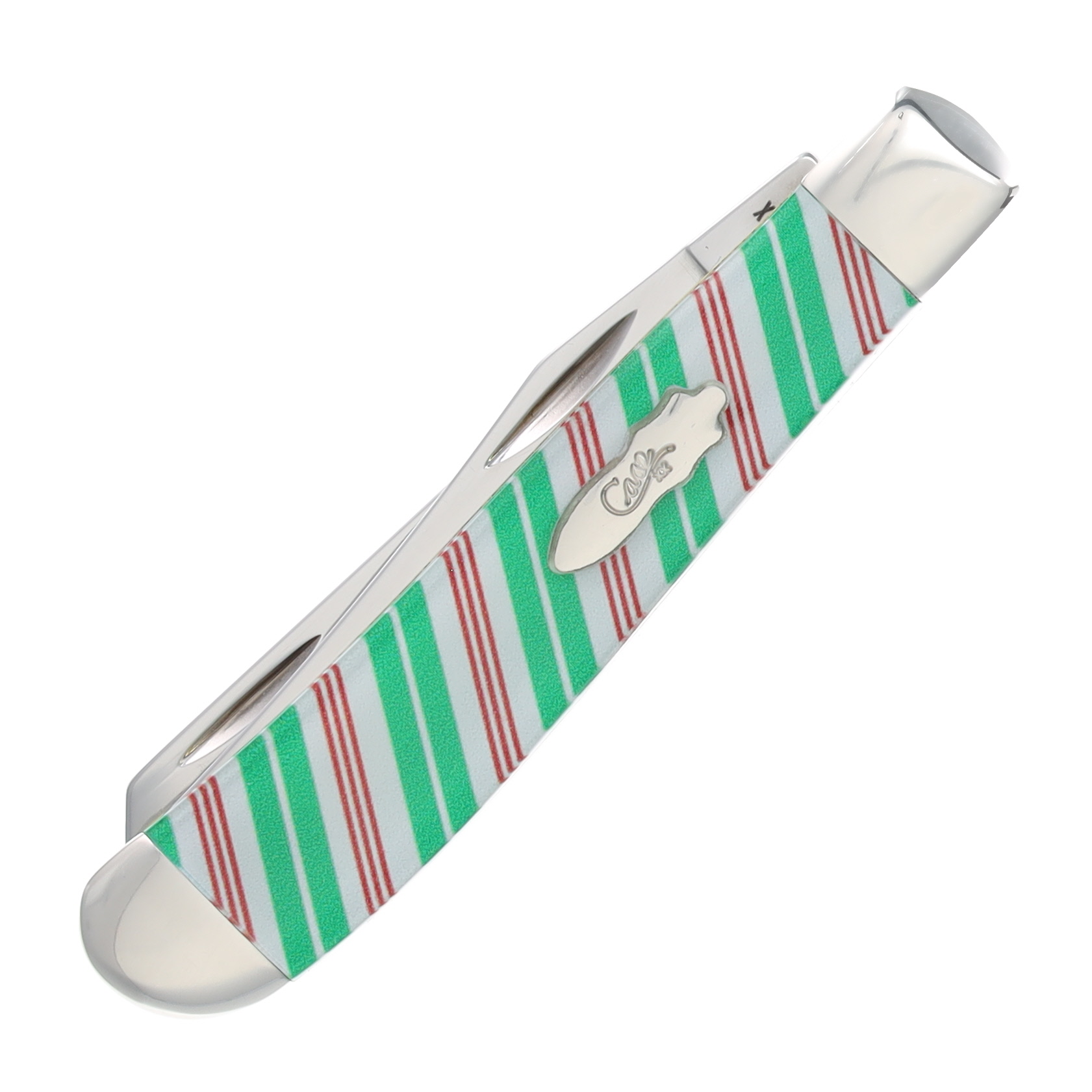 Case XX Candy Cane Corelon Christmas 2023 Mini Trapper Limited Edition Folding Knife CA9207CC23 View 3