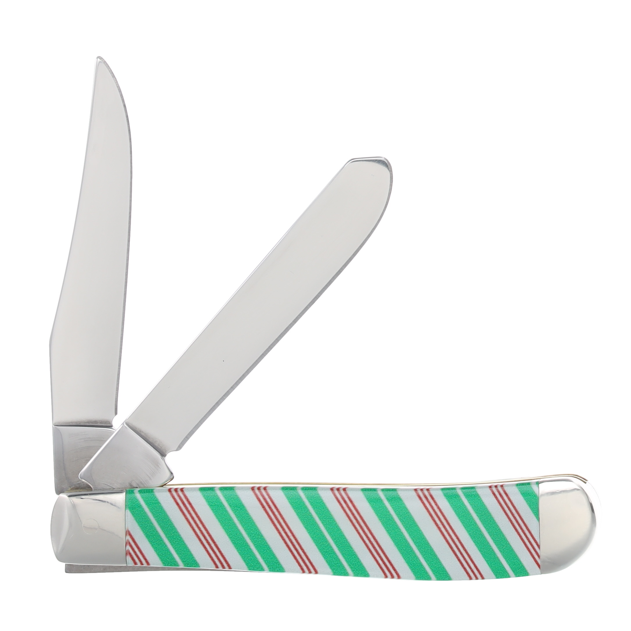 Case XX Candy Cane Corelon Christmas 2023 Mini Trapper Limited Edition Folding Knife CA9207CC23 View 2