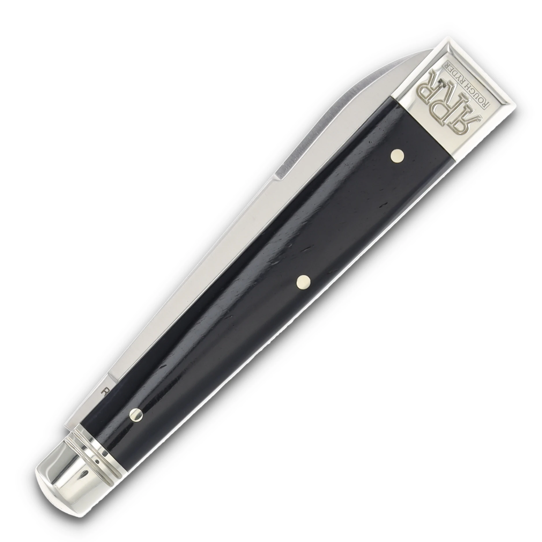 Rough Ryder Reserve Fat Bottom Doctor Folding Knife Black Smooth Bone RRR050 View 6