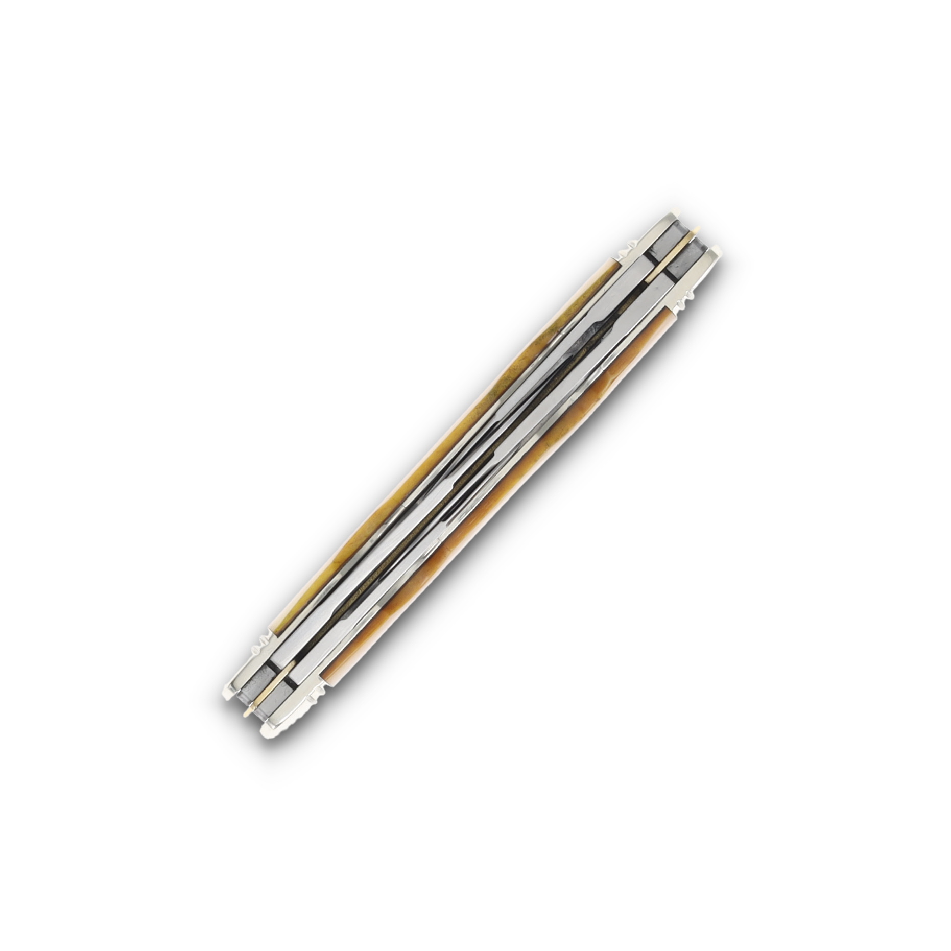 Rough Ryder Reserve Folding 4-Blade Congress Tobacco Smth Bone Plain Satin RRR051 View 6