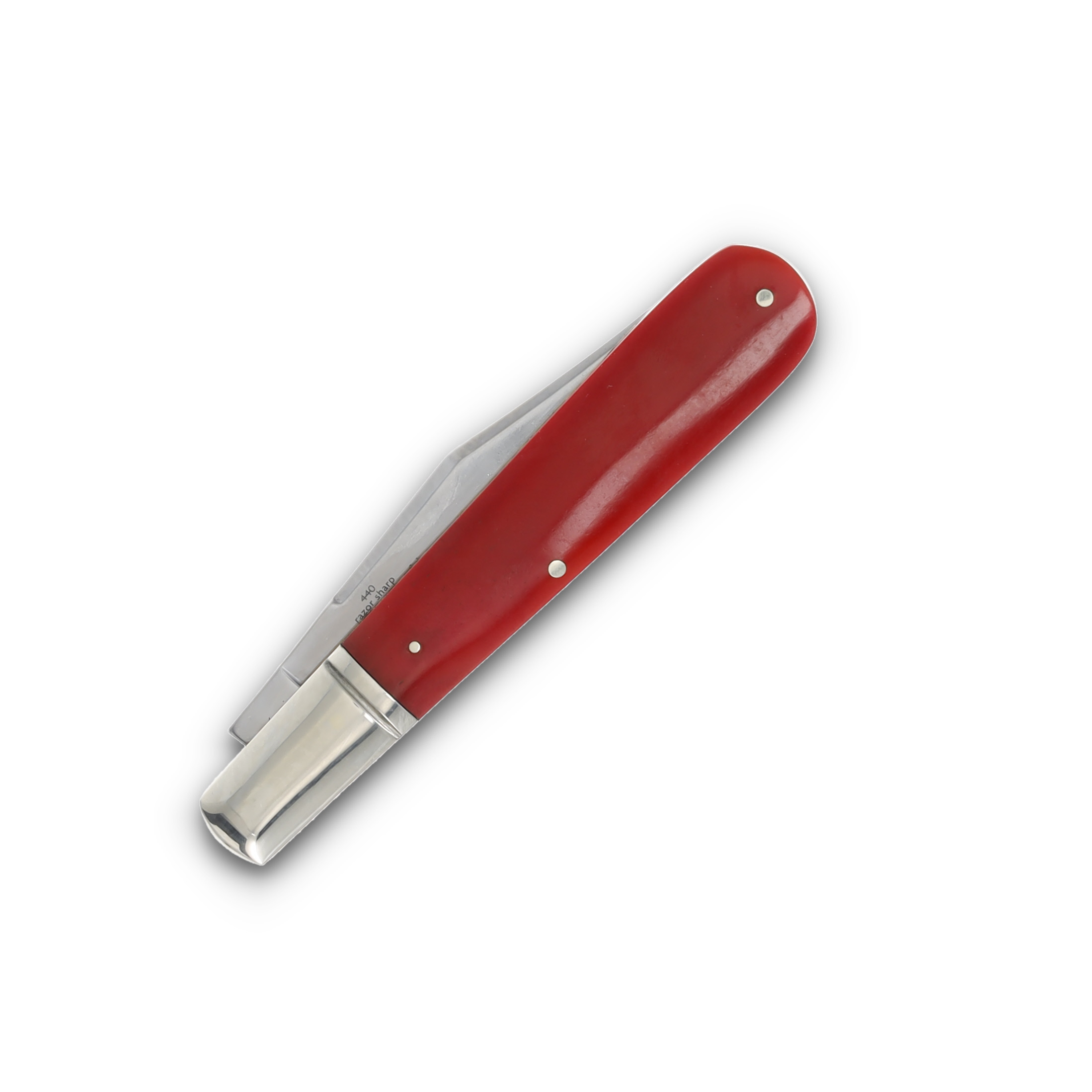 Rough Ryder Grandaddy Barlow Folding Knife Long Rifle Red Smooth Bone RR2618 View 4