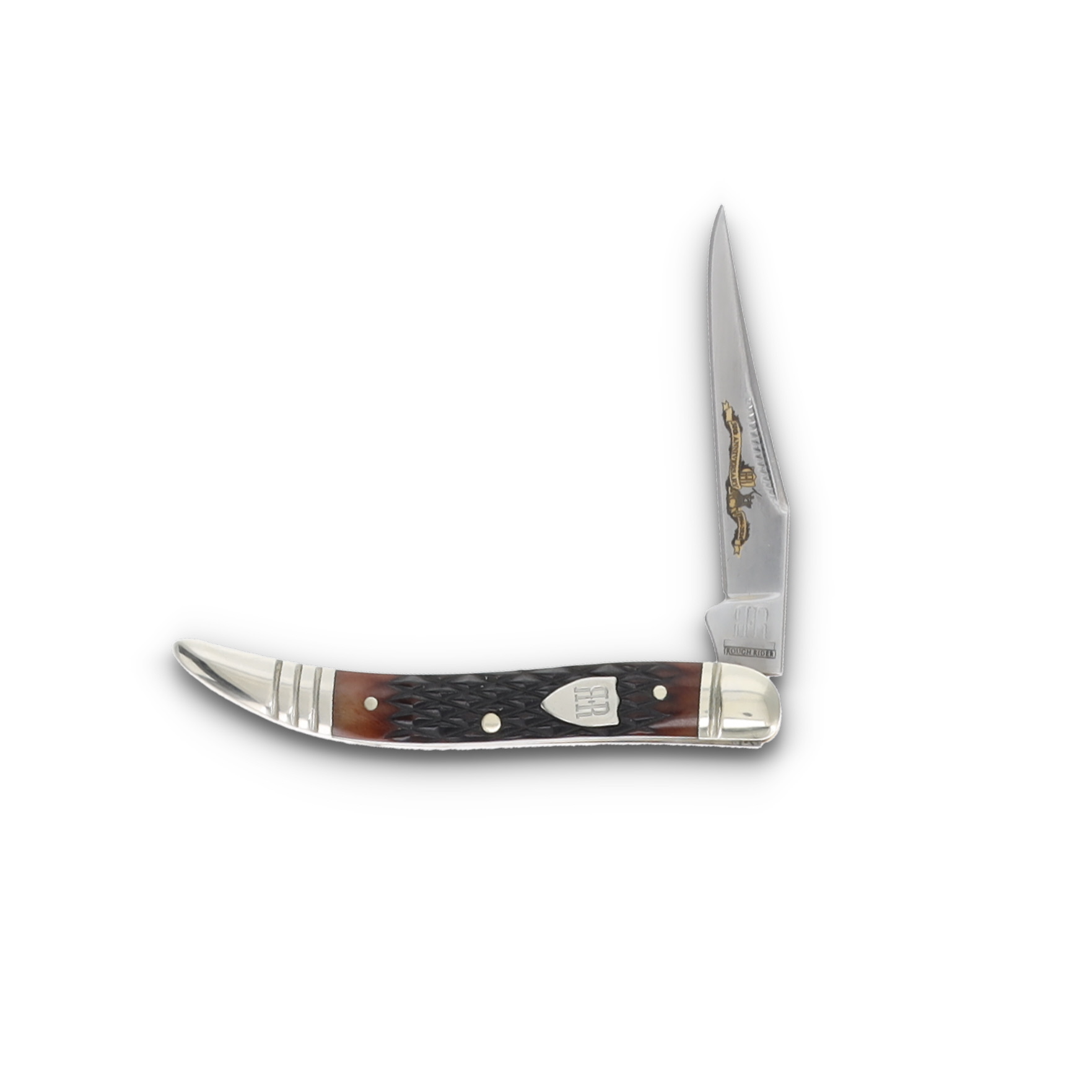 Rough Ryder 30th Anniversary Checkered Brown Bone Tiny Toothpick RR2626 View 1