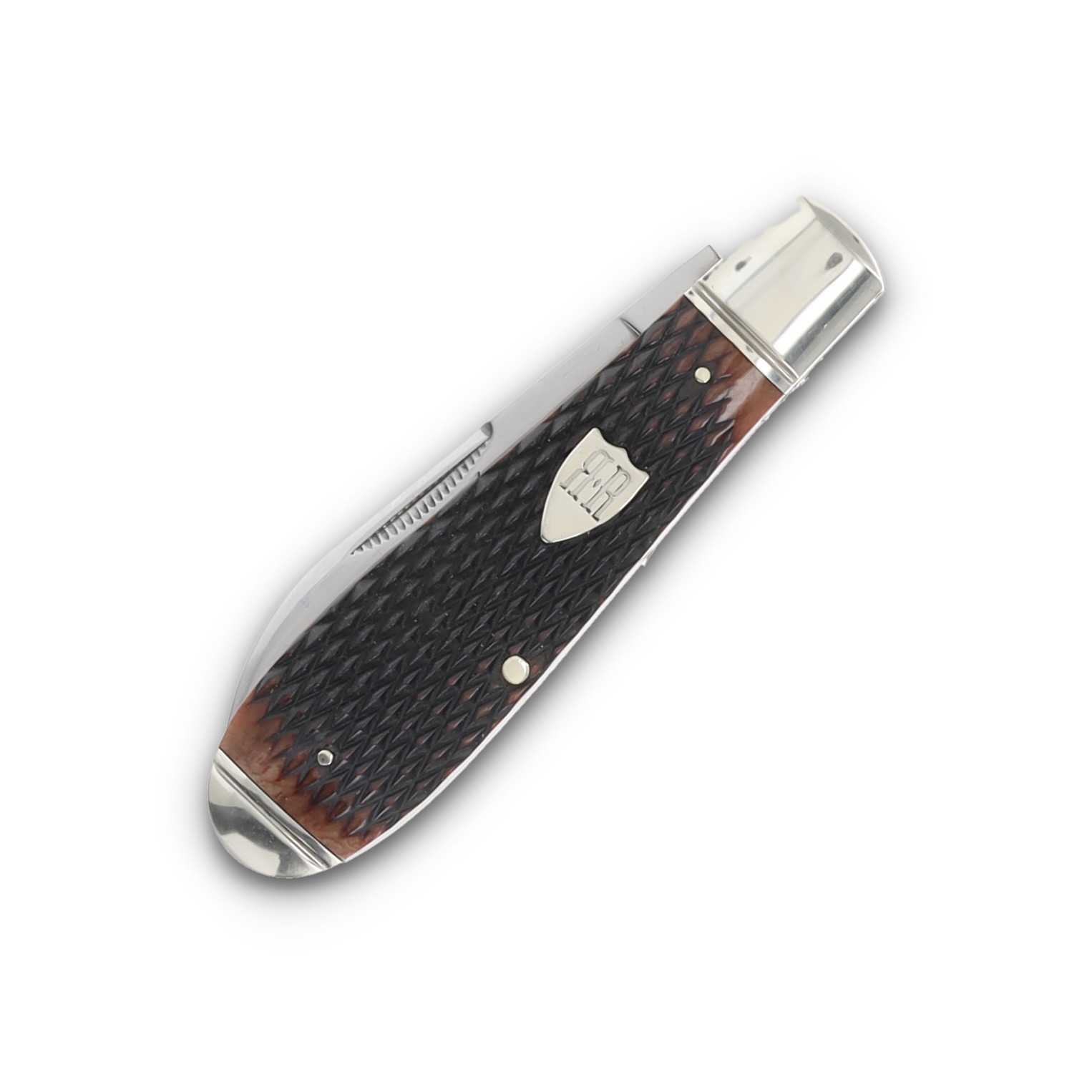 Rough Ryder 30th Anniversary Teardrop Jack Brown Checkered Bone RR2628 View 5