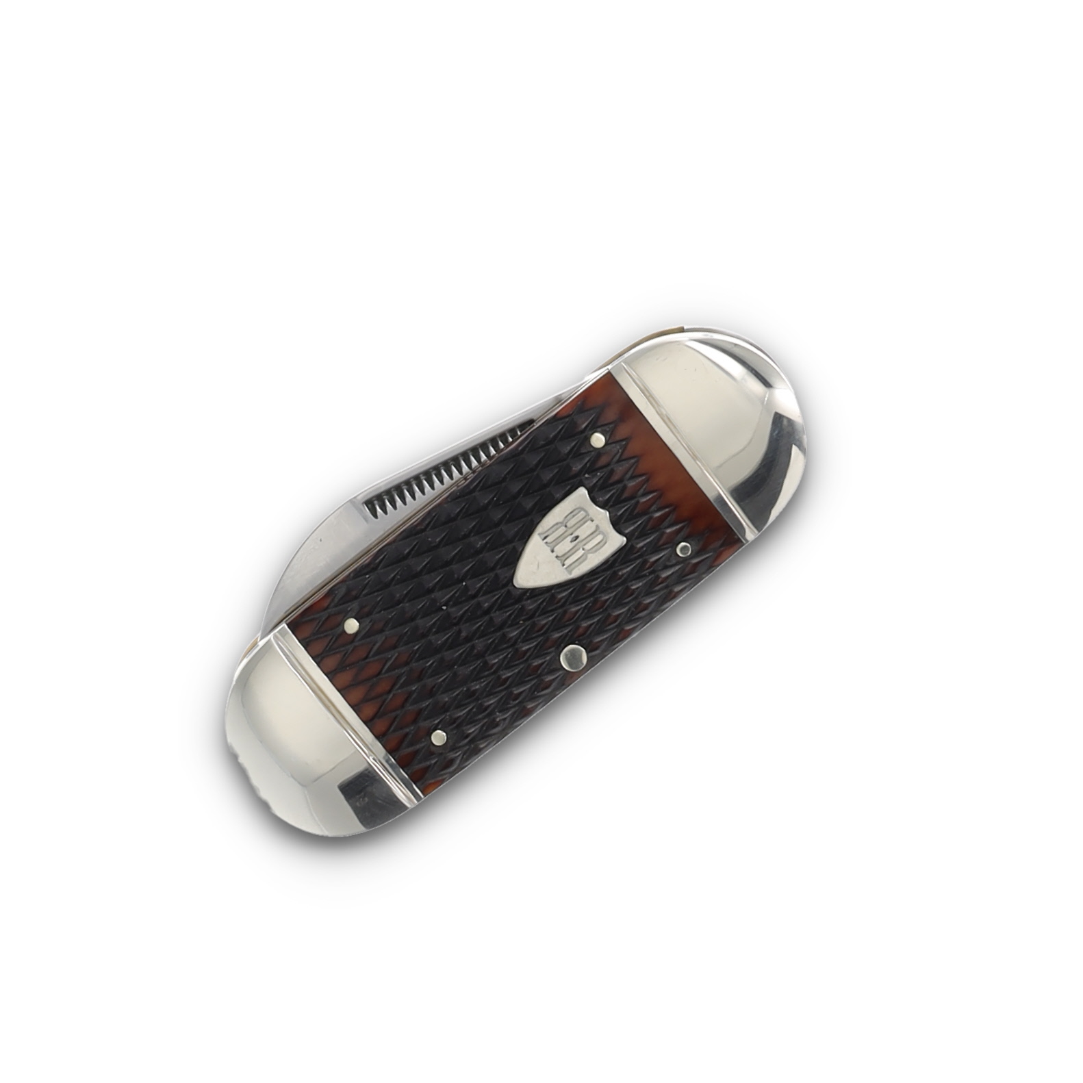Rough Ryder 30th Anniversary Checkered Brown Bone Small Sunfish RR2631 View 3