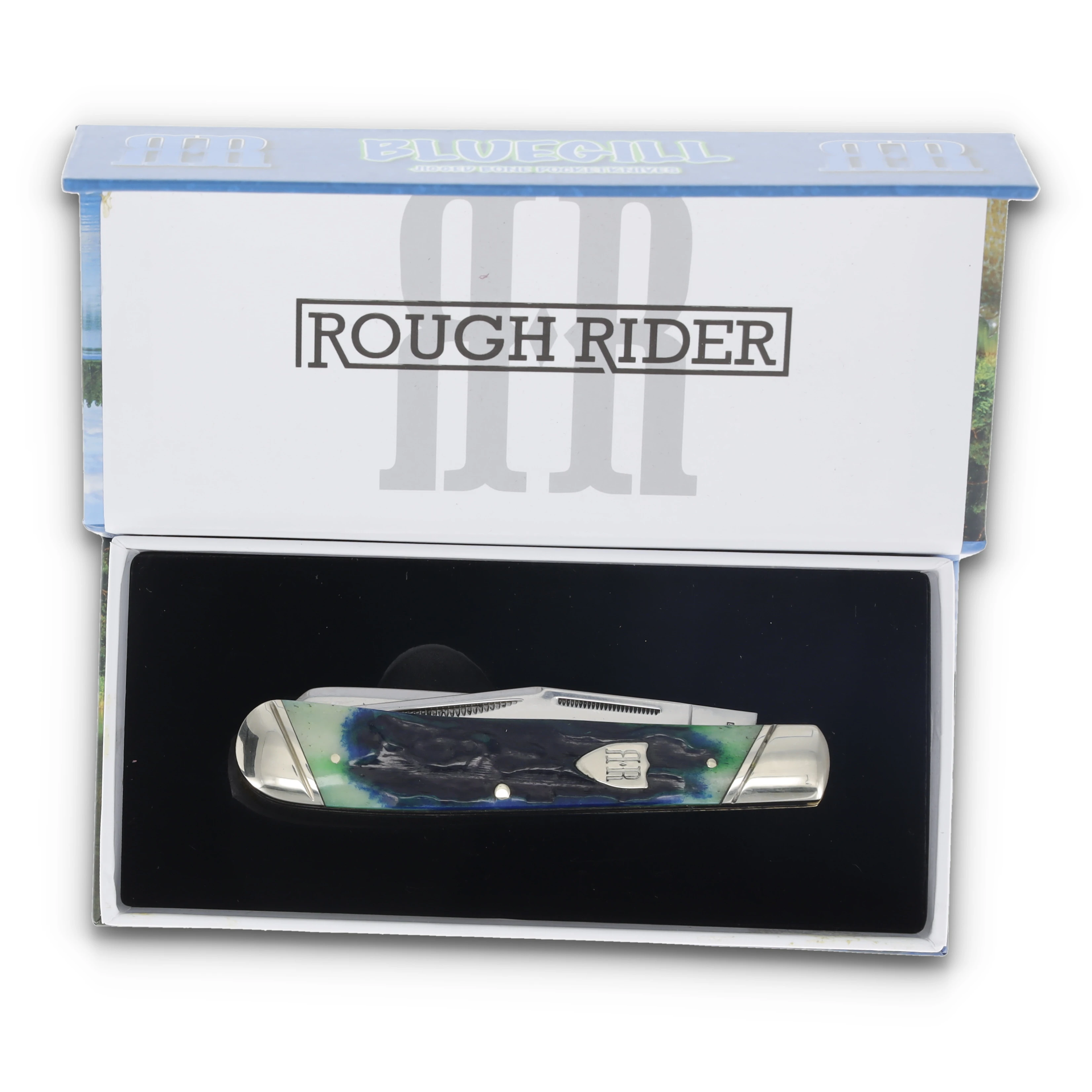 Rough Rider Bluegill Trapper Jigged Bone Folding Knife RR2634 View 7