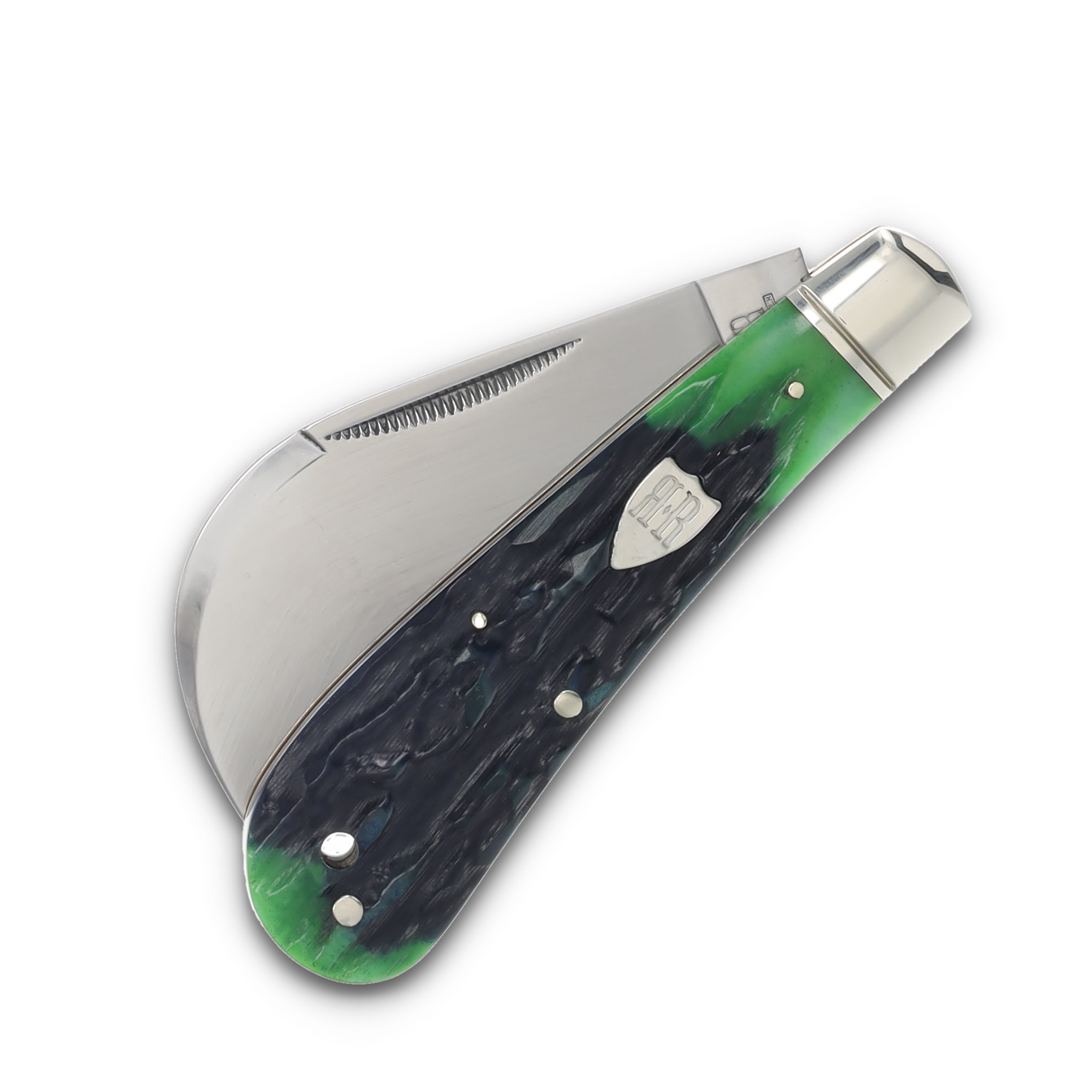 Rough Rider Bluegill Hawkbill Jigged Bone Folding Knife RR2635 View 5