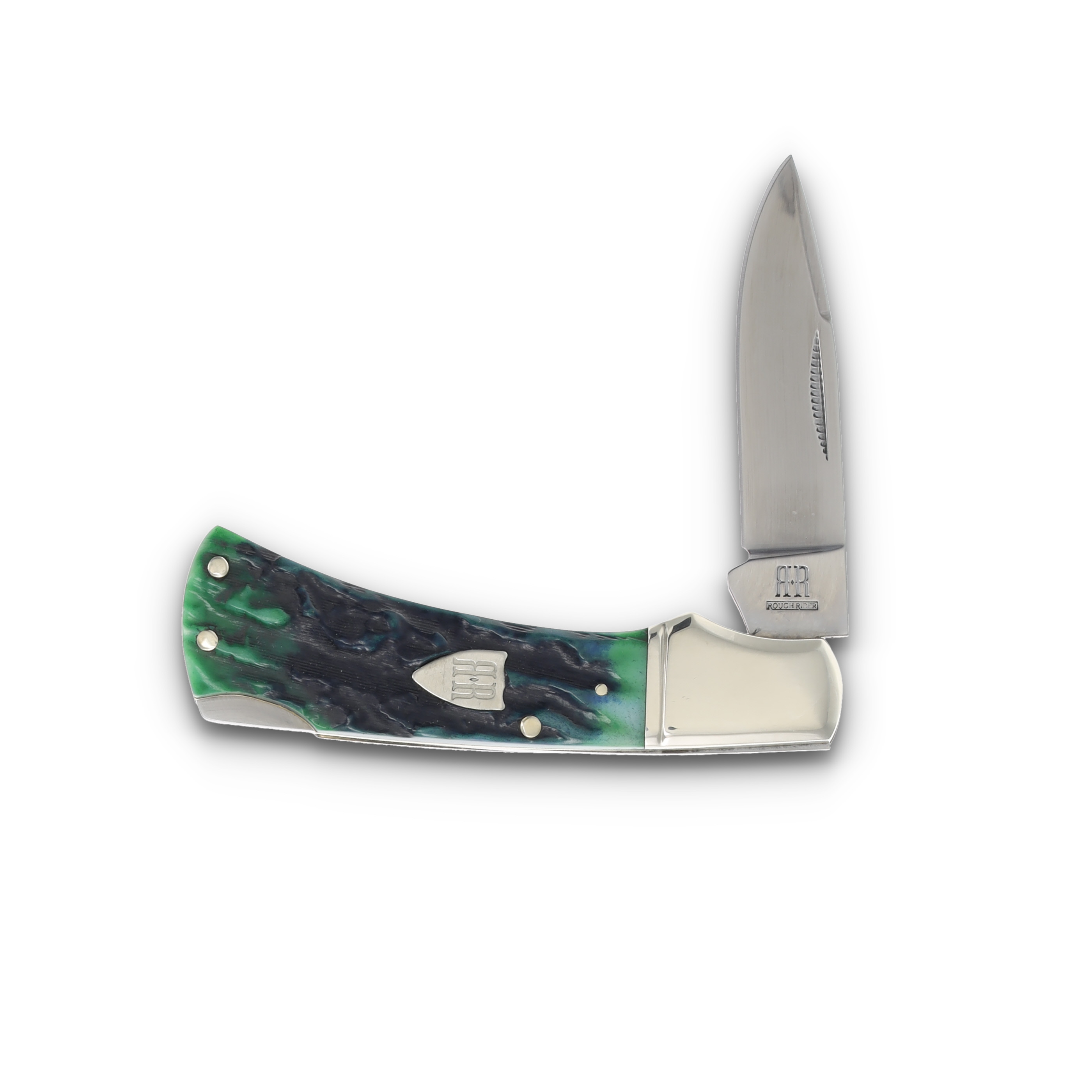 Rough Rider Bluegill Lockback Jigged Bone Folding Knife RR2636 View 3