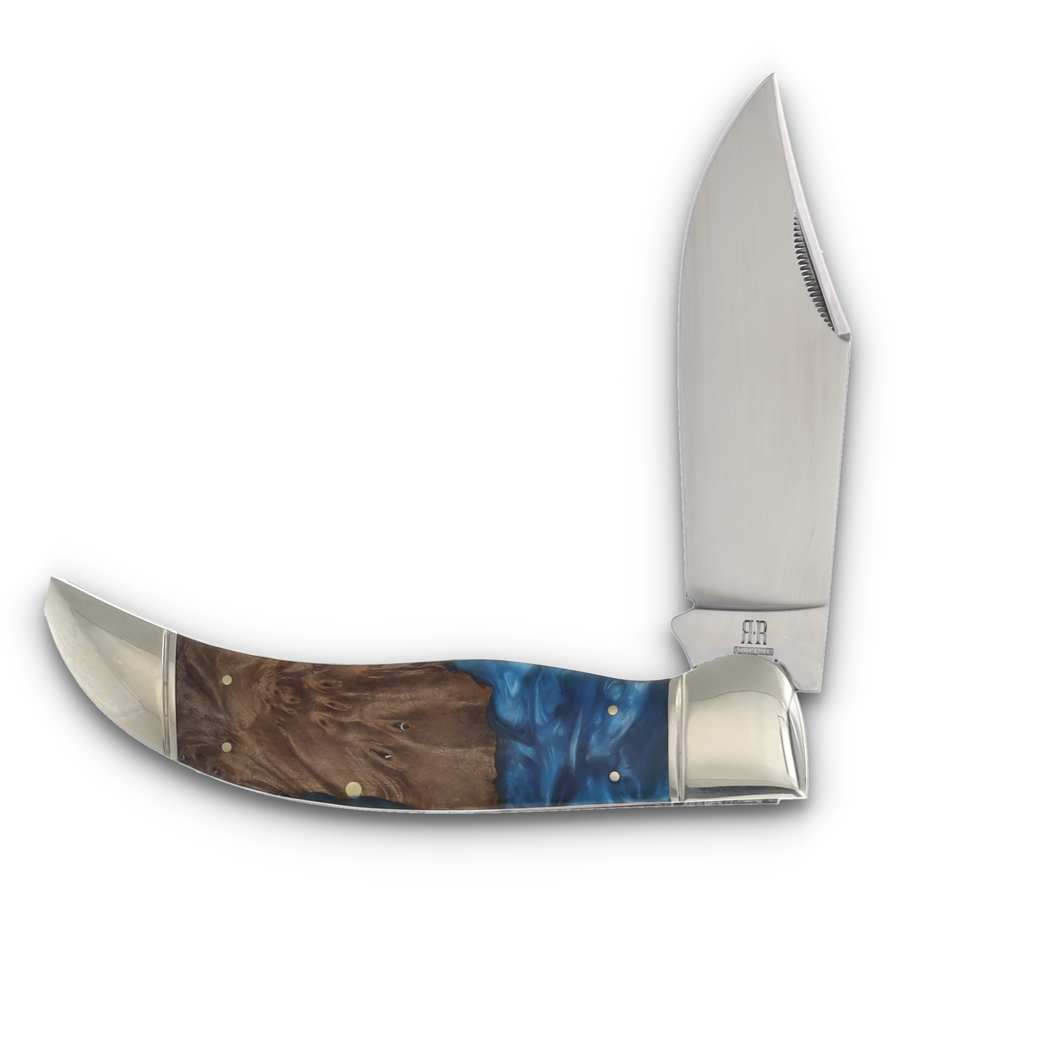 Rough Rider Deer Slayer Folding Knife Pandora Swirl RR2650 View 3