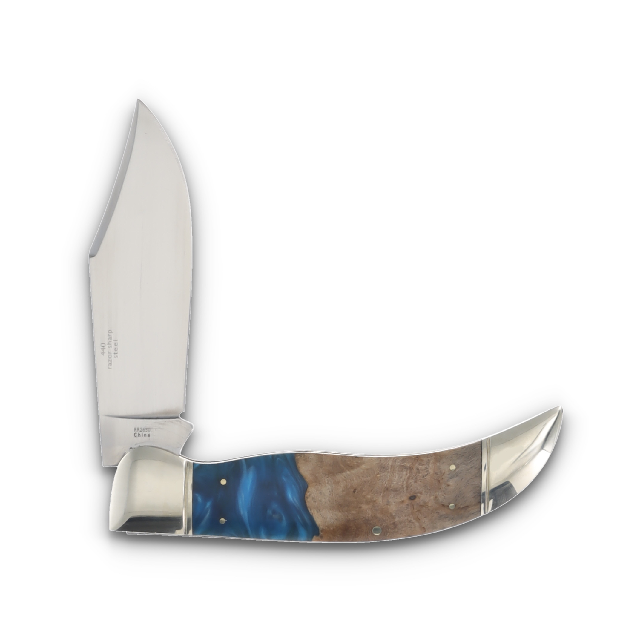 Rough Rider Deer Slayer Folding Knife Pandora Swirl RR2650 View 4