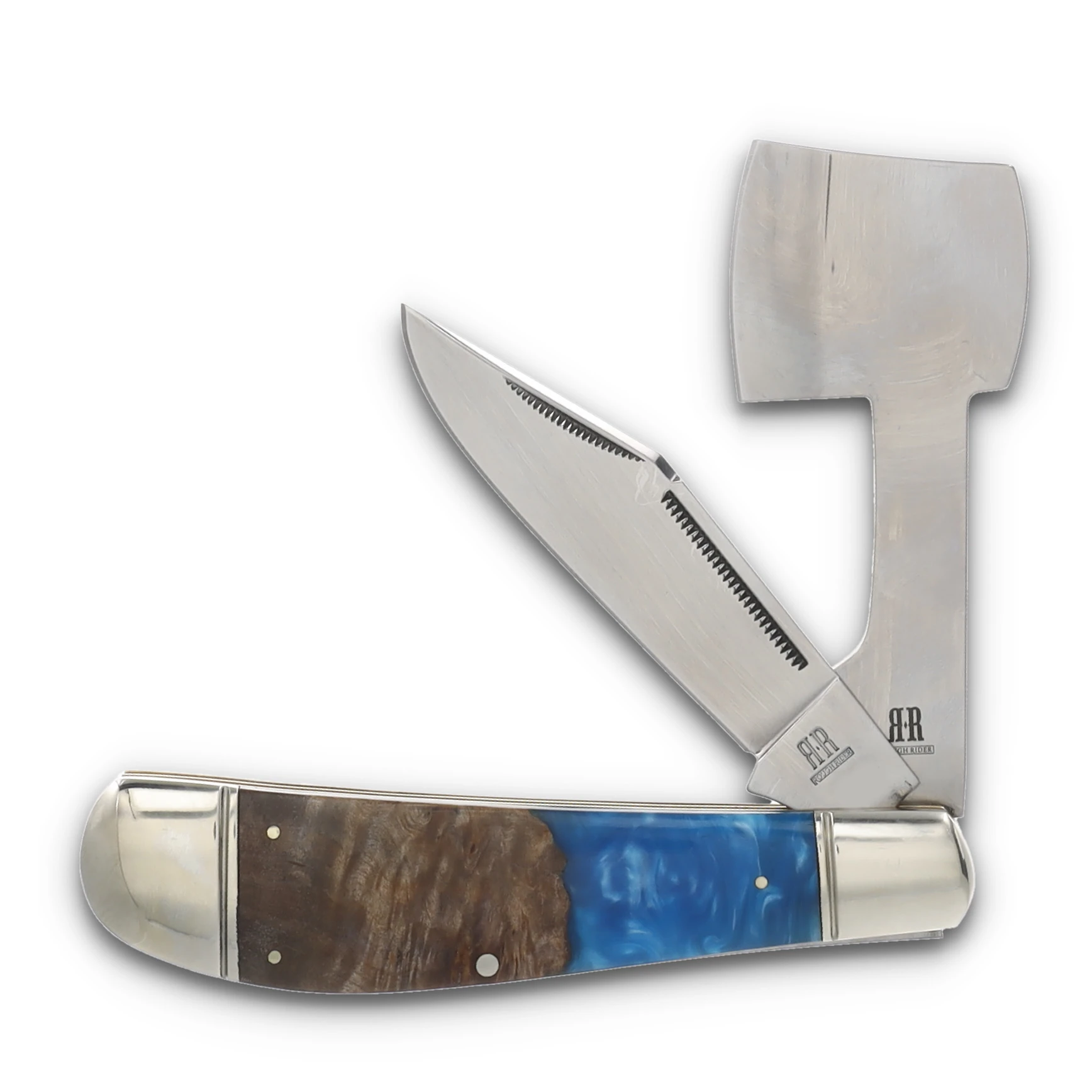 Rough Rider Pocket Chopper Folding Knife Pandora Swirl RR2655 View 1