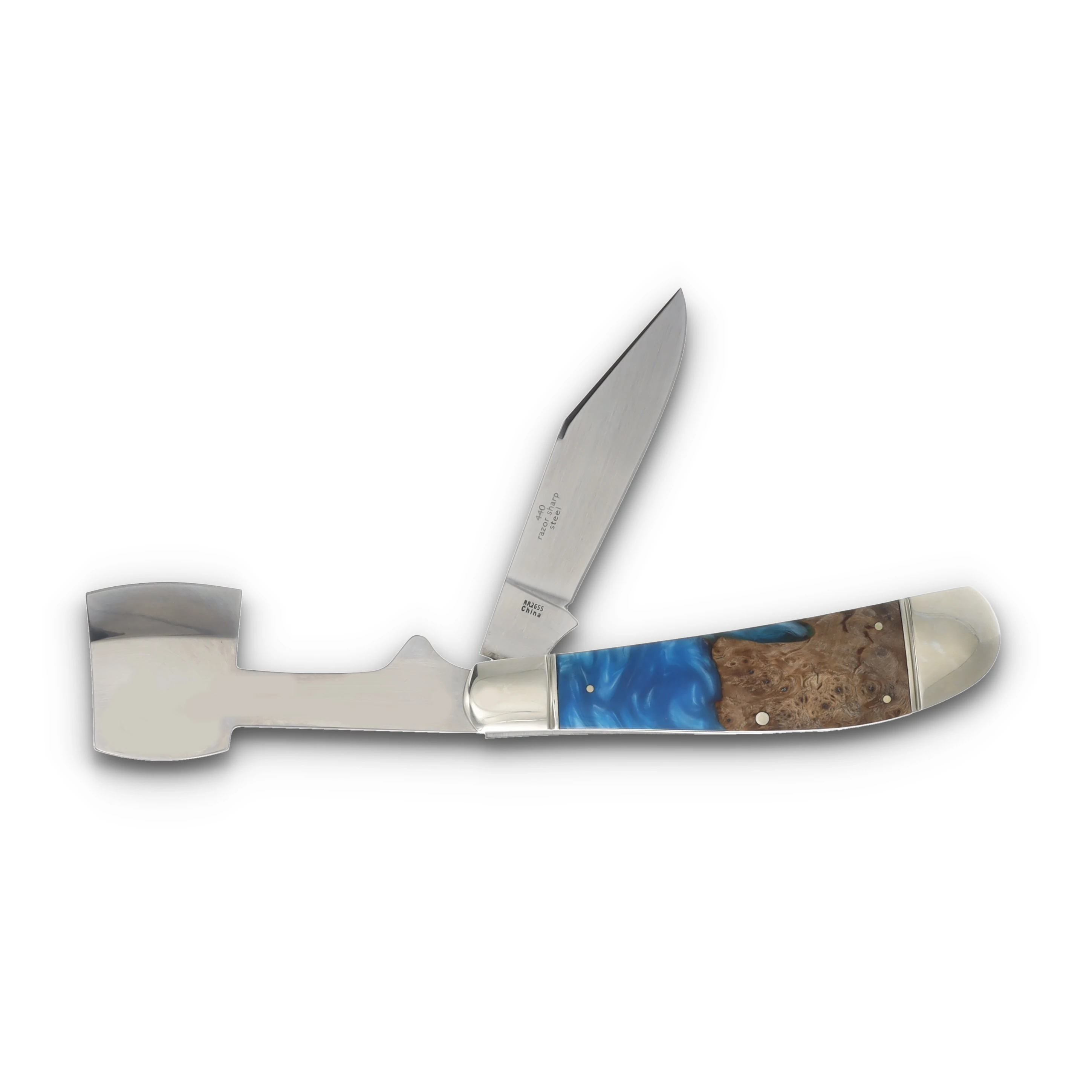 Rough Rider Pocket Chopper Folding Knife Pandora Swirl RR2655 View 5