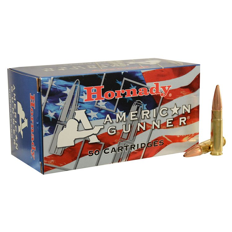 Hornady American Gunner 300 AAC Blackout 125gr HP Match Ammo 50Rds 80897 View 1