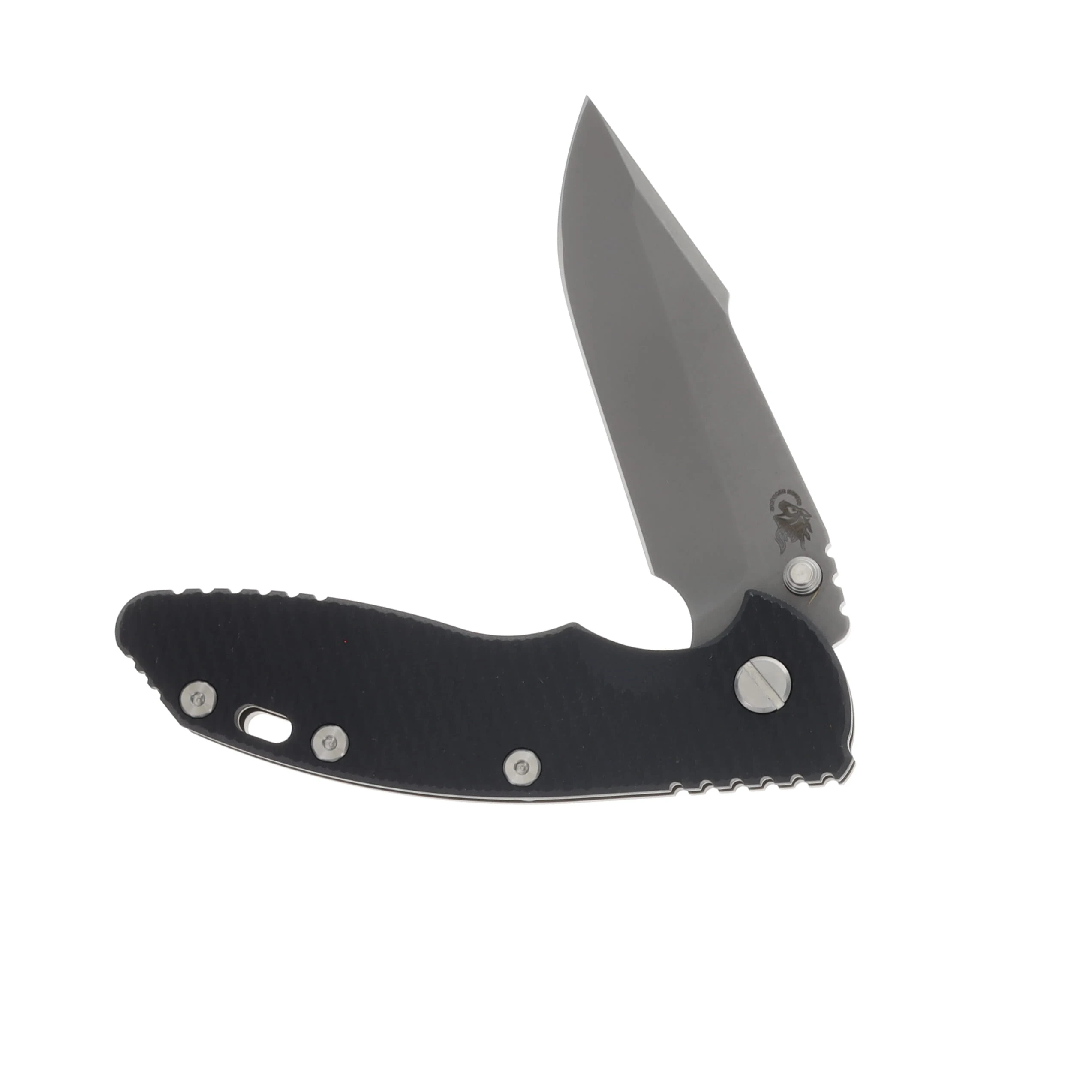 Hinderer XM-18 3.5 Framelock Folding Knife (Stonewash Harpoon Spanto | Battle Bronze/Black G-10) KXM35HSTWBBBK View 3