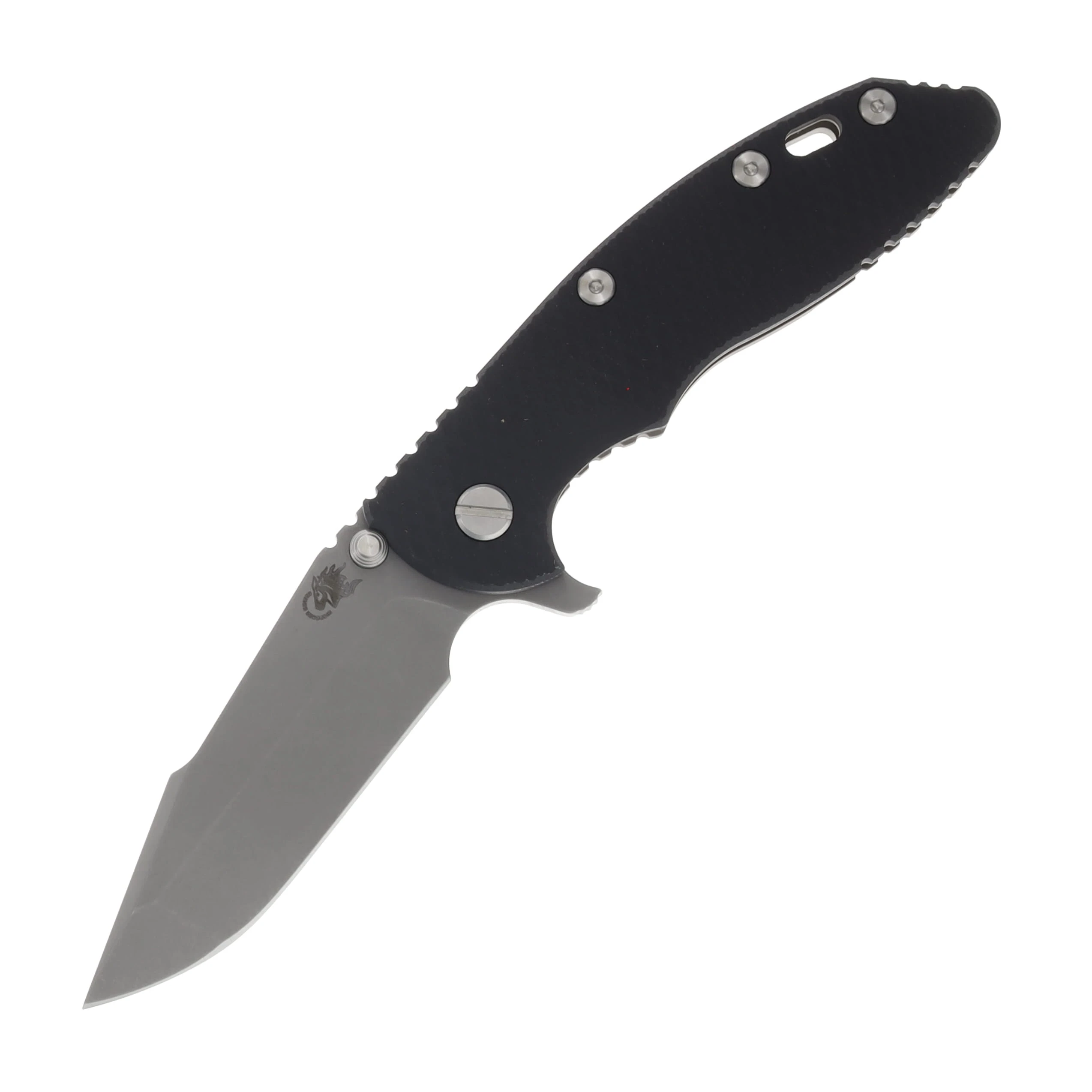 Hinderer XM-18 3.5 Framelock Folding Knife (Stonewash Harpoon Spanto | Battle Bronze/Black G-10) KXM35HSTWBBBK View 1