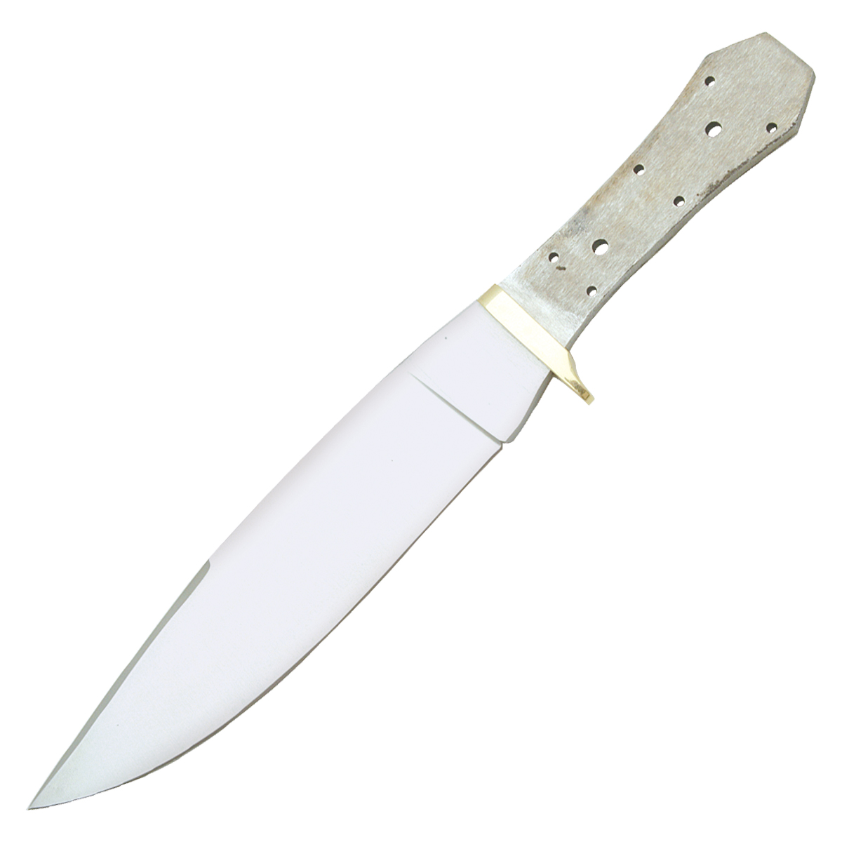 7.50 Inch Full Tang Coffin Bowie Fixed Blade Blank BL012 View 1