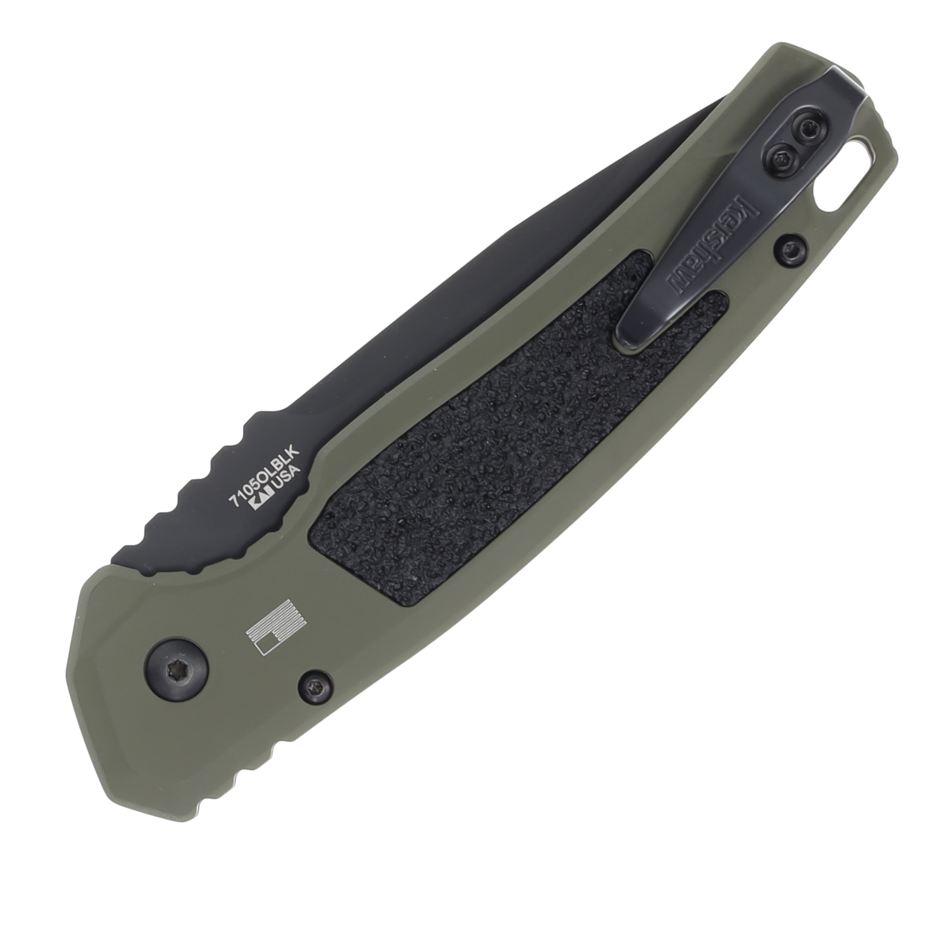 Kershaw Auto Launch 16 Out-the-Side Automatic Knife (Olive, Black) AUKS7105OLBLK View 4