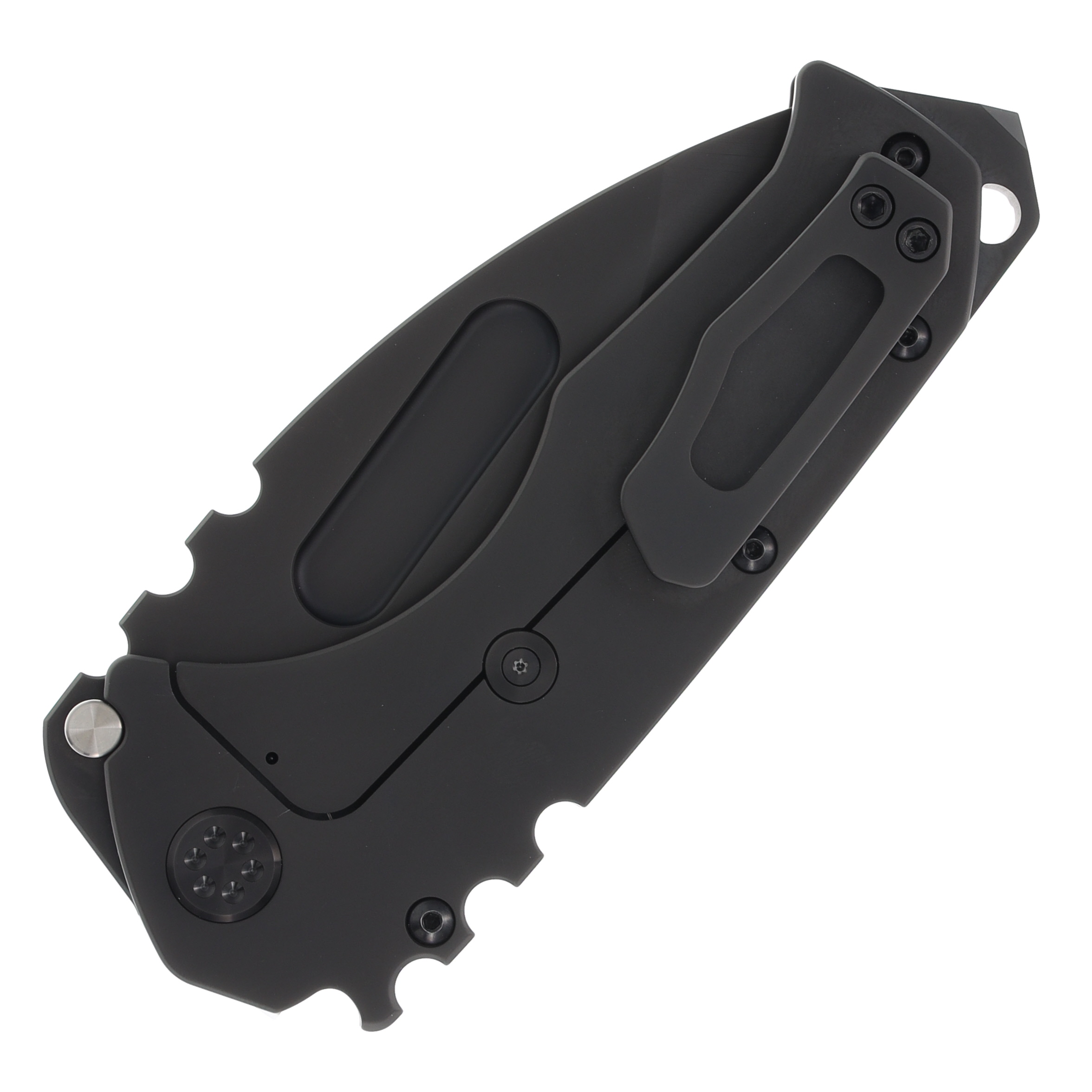 Medford Praetorian T Folding Knife Blackout PVD Drop Point MK0124PD-30PV-TPCP-BP View 2