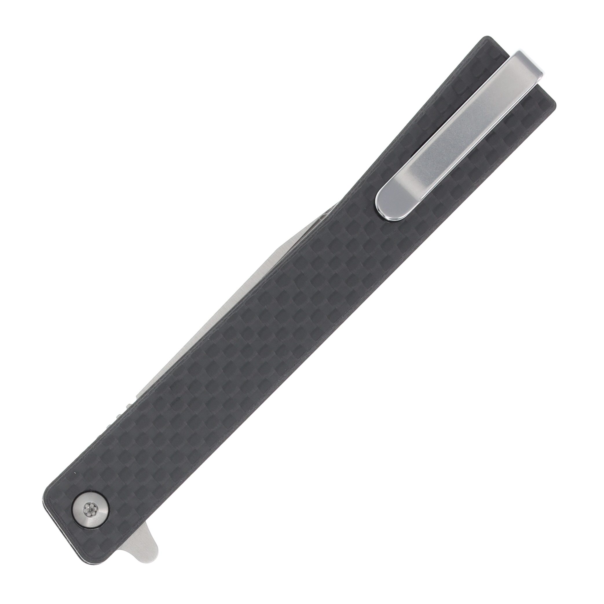 Ocaso Solstice Folding Knife Satin Wharncliffe S35VN/Carbon Fiber 8WFS View 2