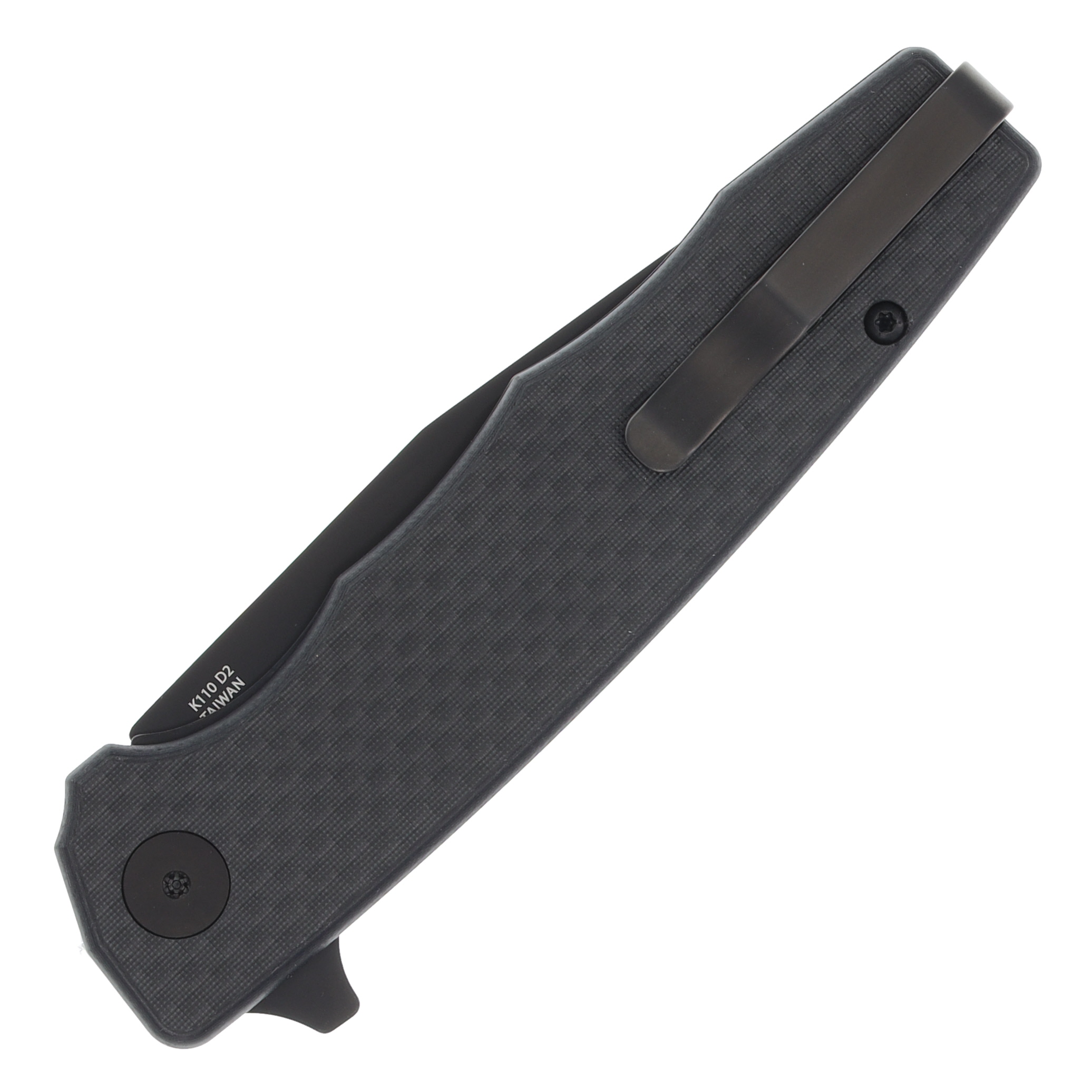 Ocaso Strategy Folding Knife Black PVD Clip Point/Carbon Fiber 29BCB View 2