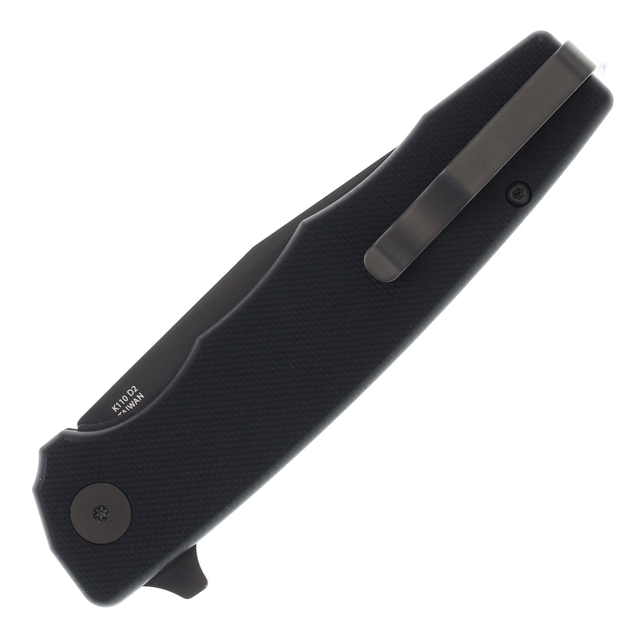 Ocaso Strategy Linerlock Folding Knife (Black Blade | Black G-10) 29BGB View 2