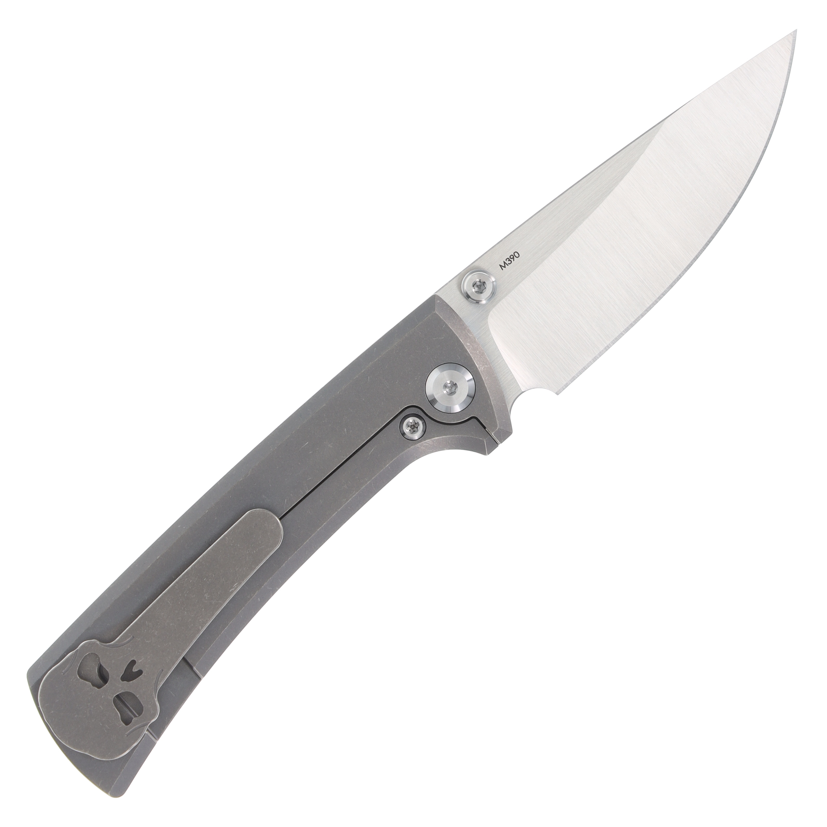 Chaves RCK9 Stonewash Gray 3.25 Inch Plain Belt Satin Drop Point RCK9DPSWTIBF View 3