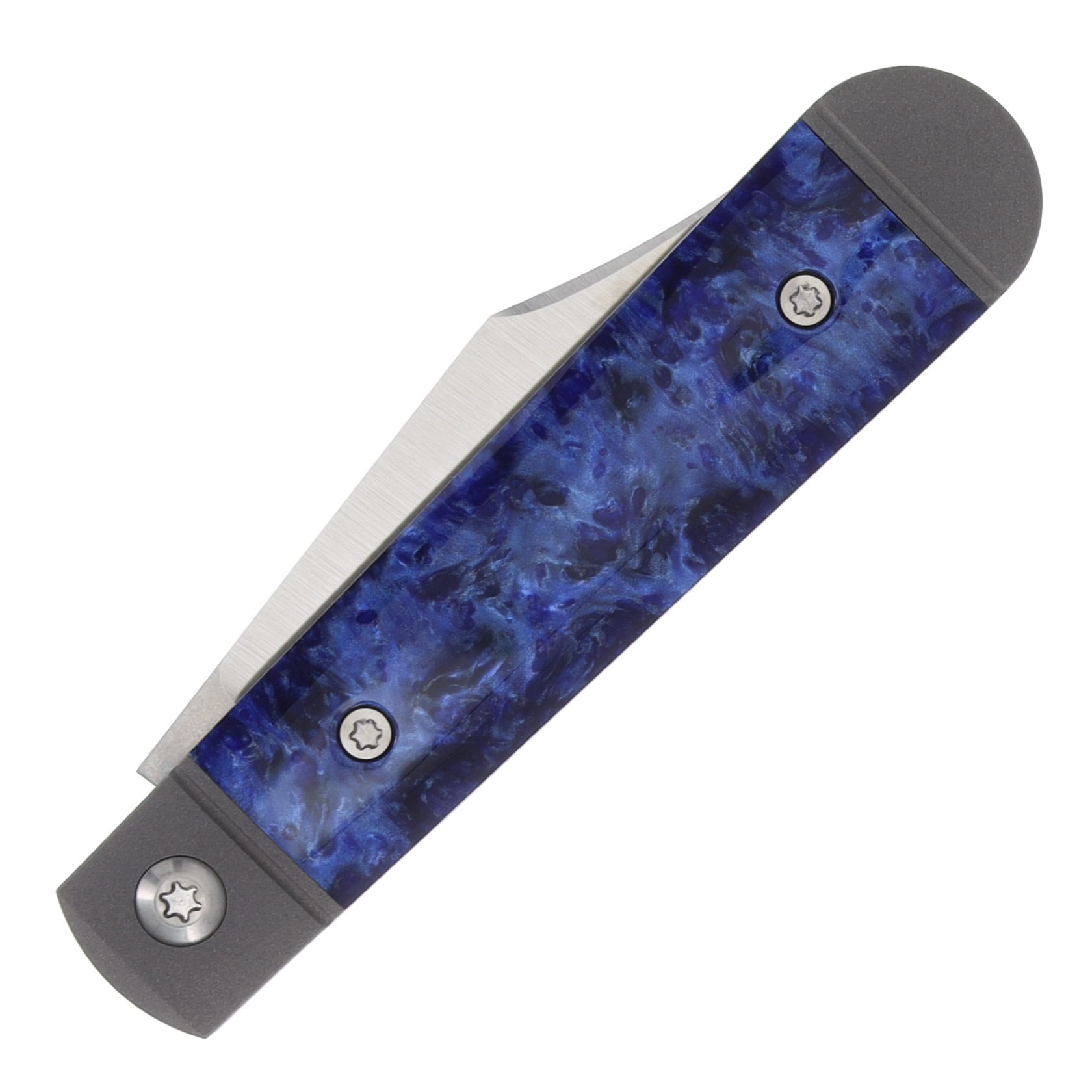 Jack Wolf Knives Little Bro Jack Folding Knife Crystal Lake Kirinite LILBR-01-KIR-CL View 6