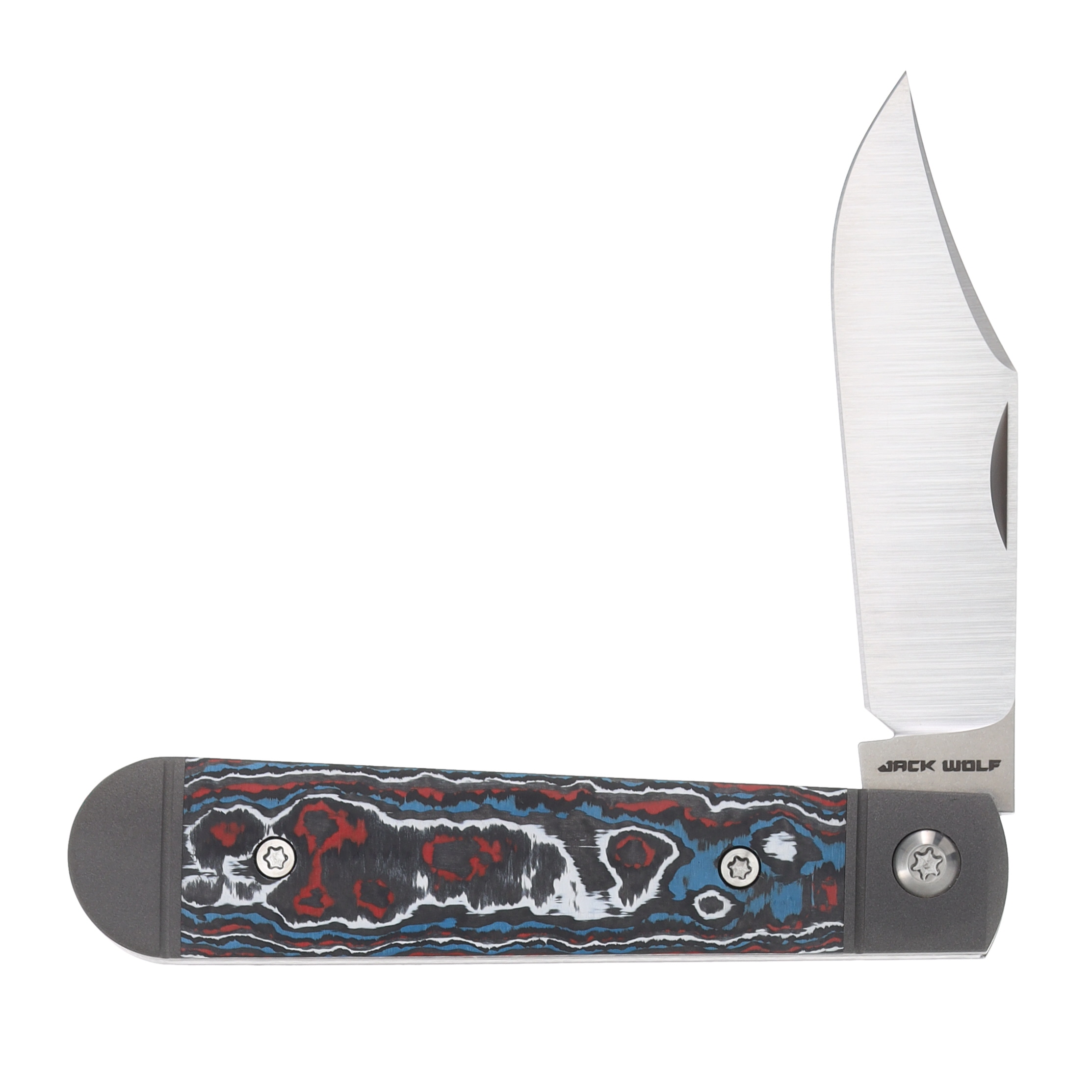 Jack Wolf Knives Little Bro Jack Folding Knife Nebula Fat Carbon LILBR-01-FC-NEB View 1