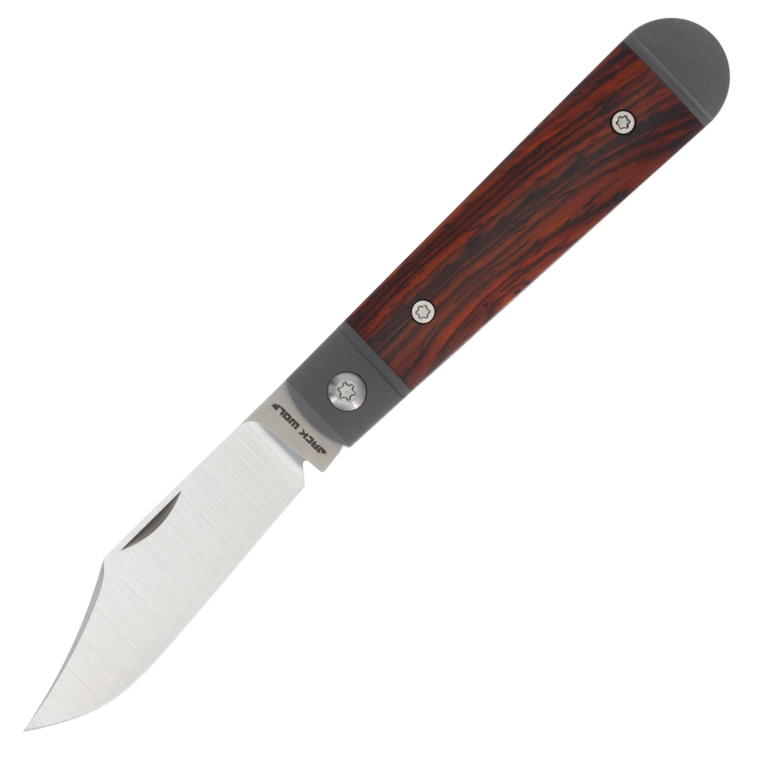 Jack Wolf Knives Little Bro Jack Folding Knife Rosewood LILBR-01-ROSE View 3