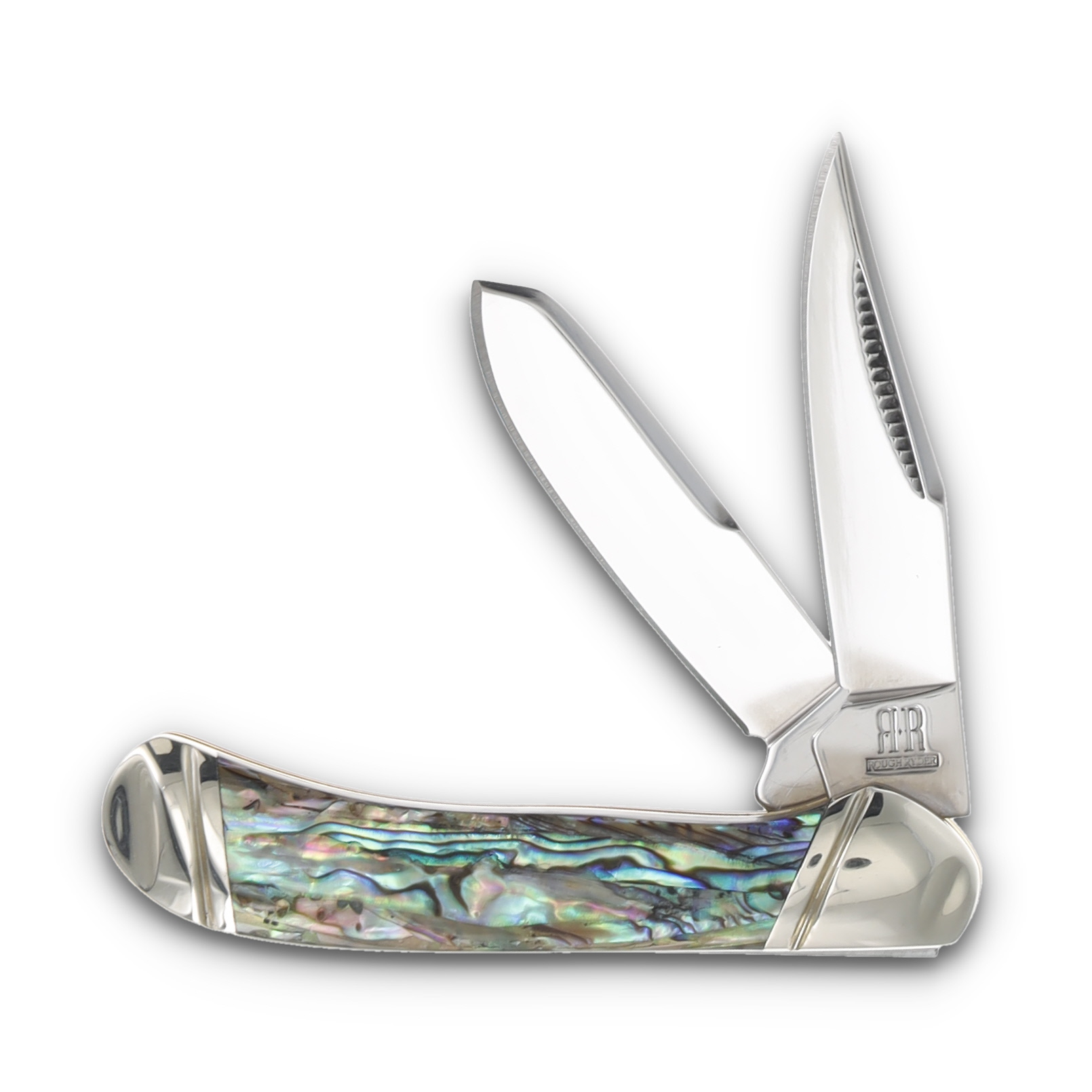 Rough Ryder Abalone Tiny Trapper Folding Knife RR2659 View 1