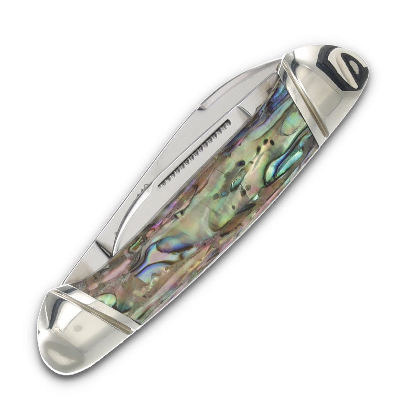 Rough Ryder Abalone Mini Canoe Folding Knife RR2663 View 4