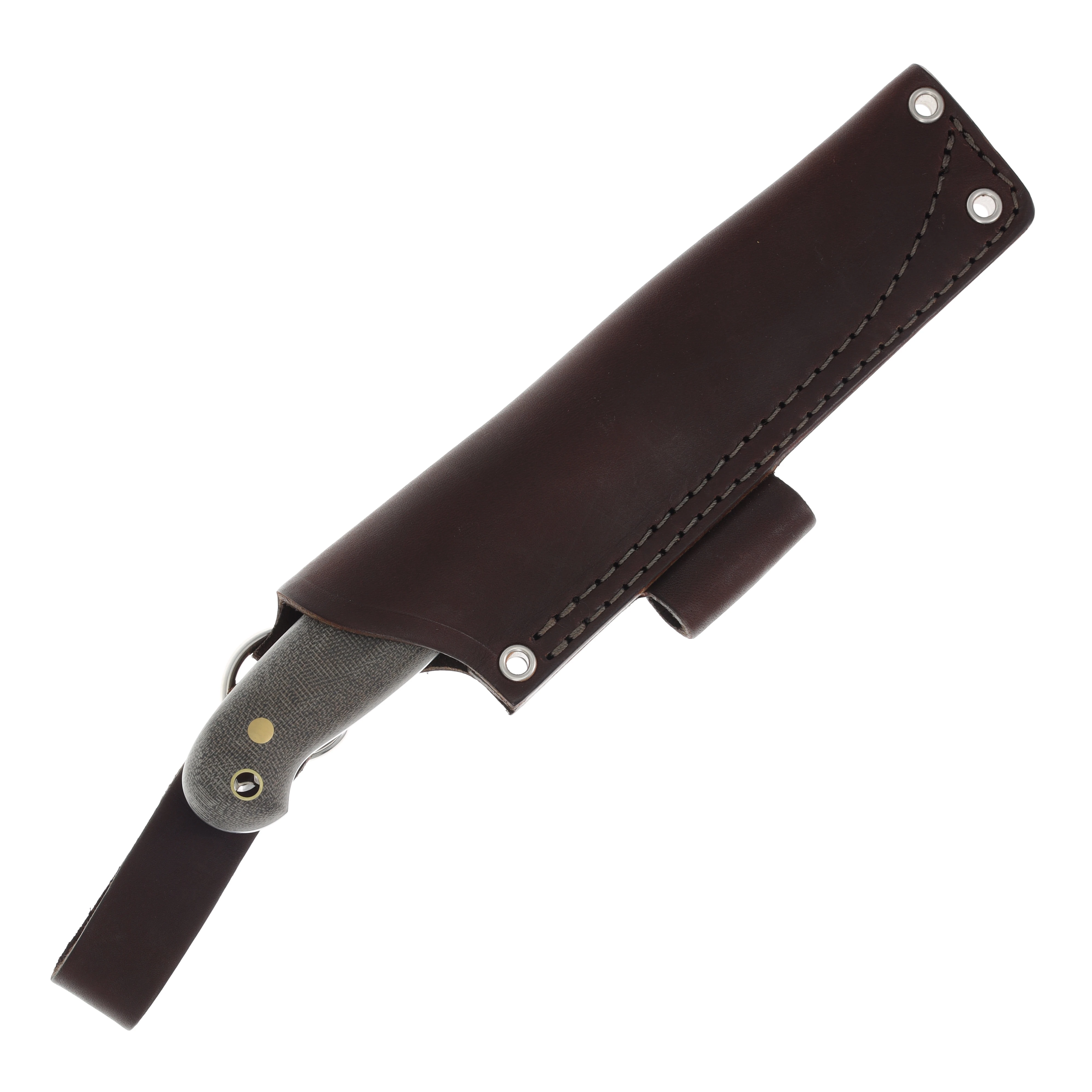 LT Wright Genesis Scandi Fixed Blade Knife (Green Micarta) LTG01SGM View 5