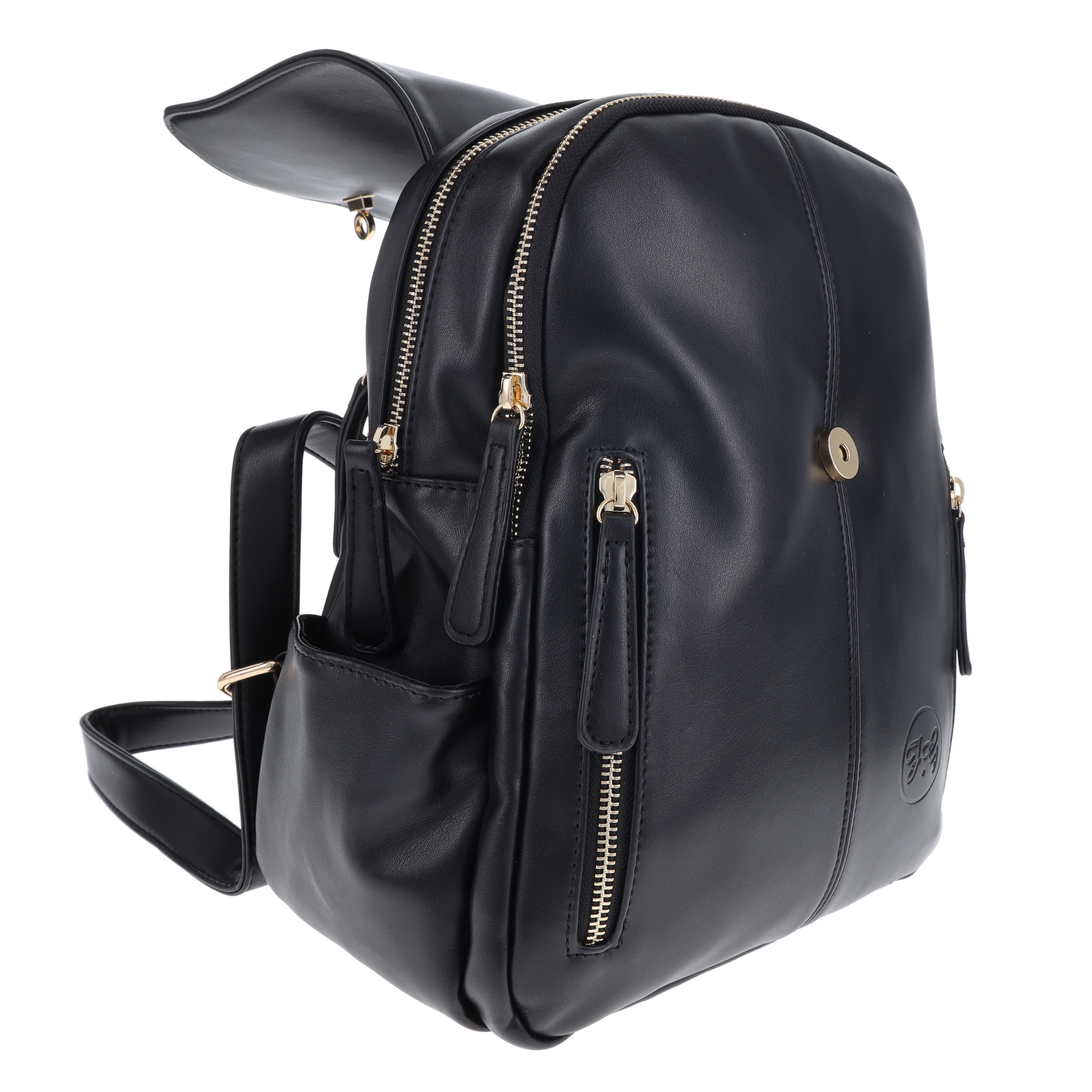 Fabigun Concealed Carry Backpack 1951 Black Leather FAB1951BLK View 6