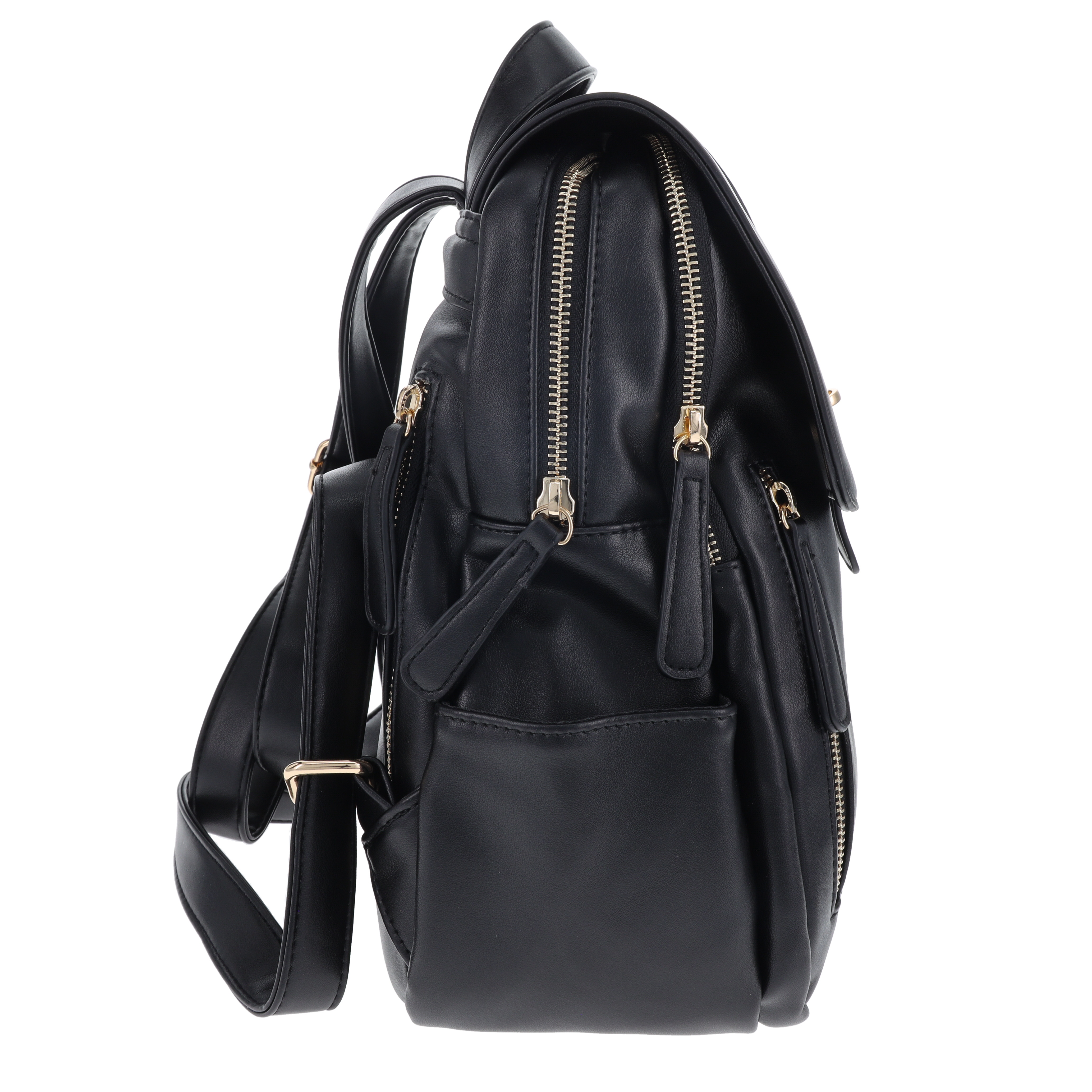 Fabigun Concealed Carry Backpack 1951 Black Leather FAB1951BLK View 11