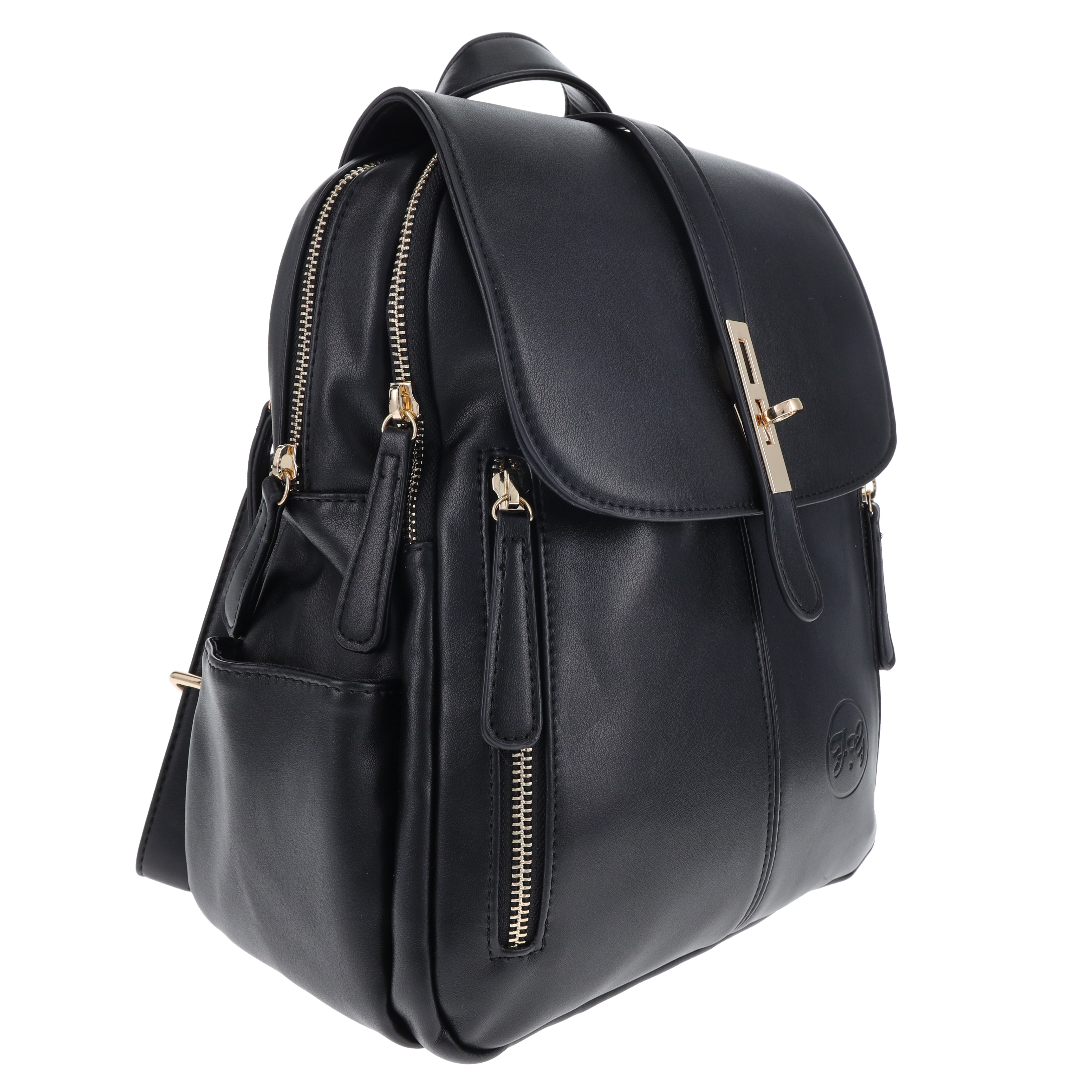 Fabigun Concealed Carry Backpack 1951 Black Leather FAB1951BLK View 3