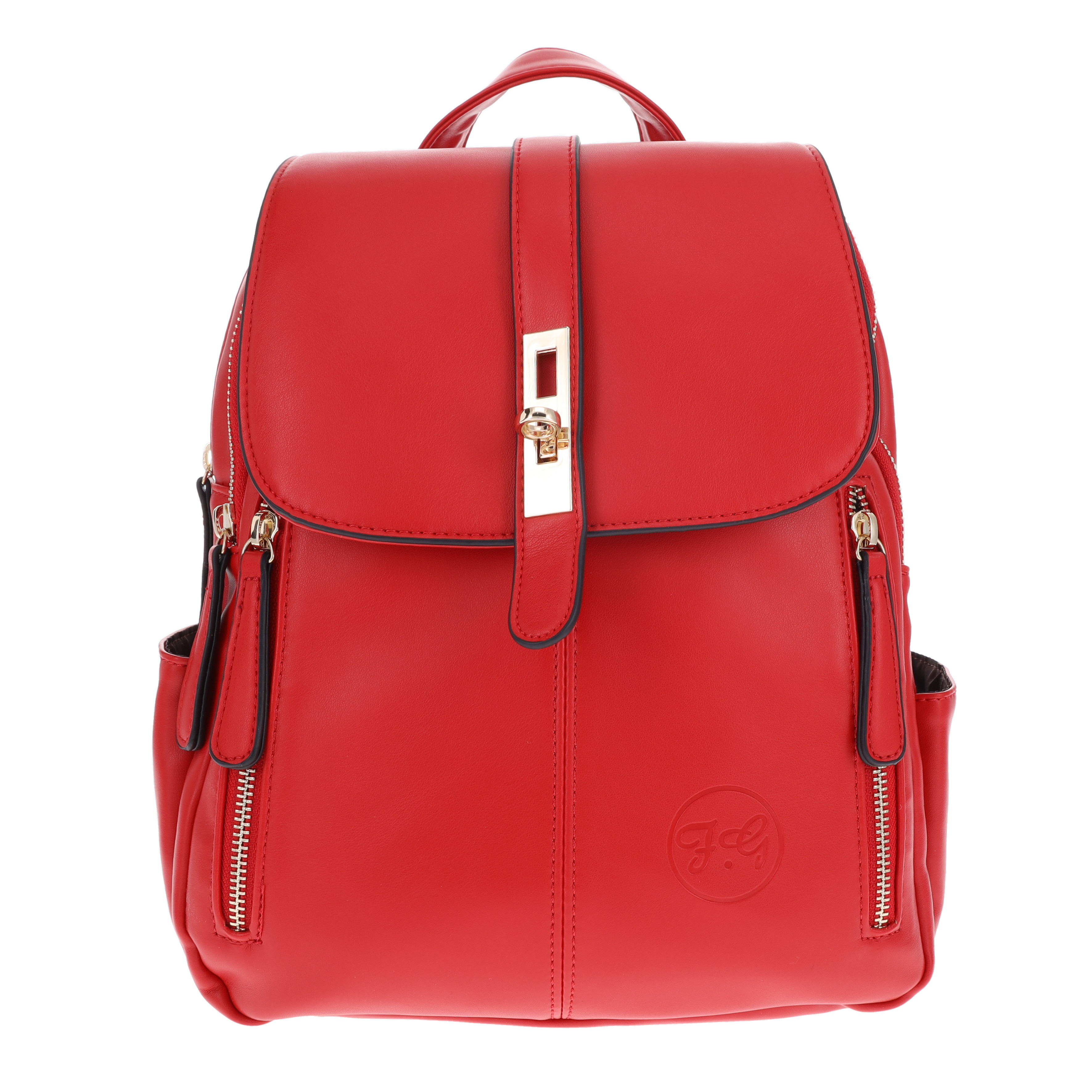 Fabigun Concealed Carry Backpack 1951 Red Leather FAB1951RED View 2