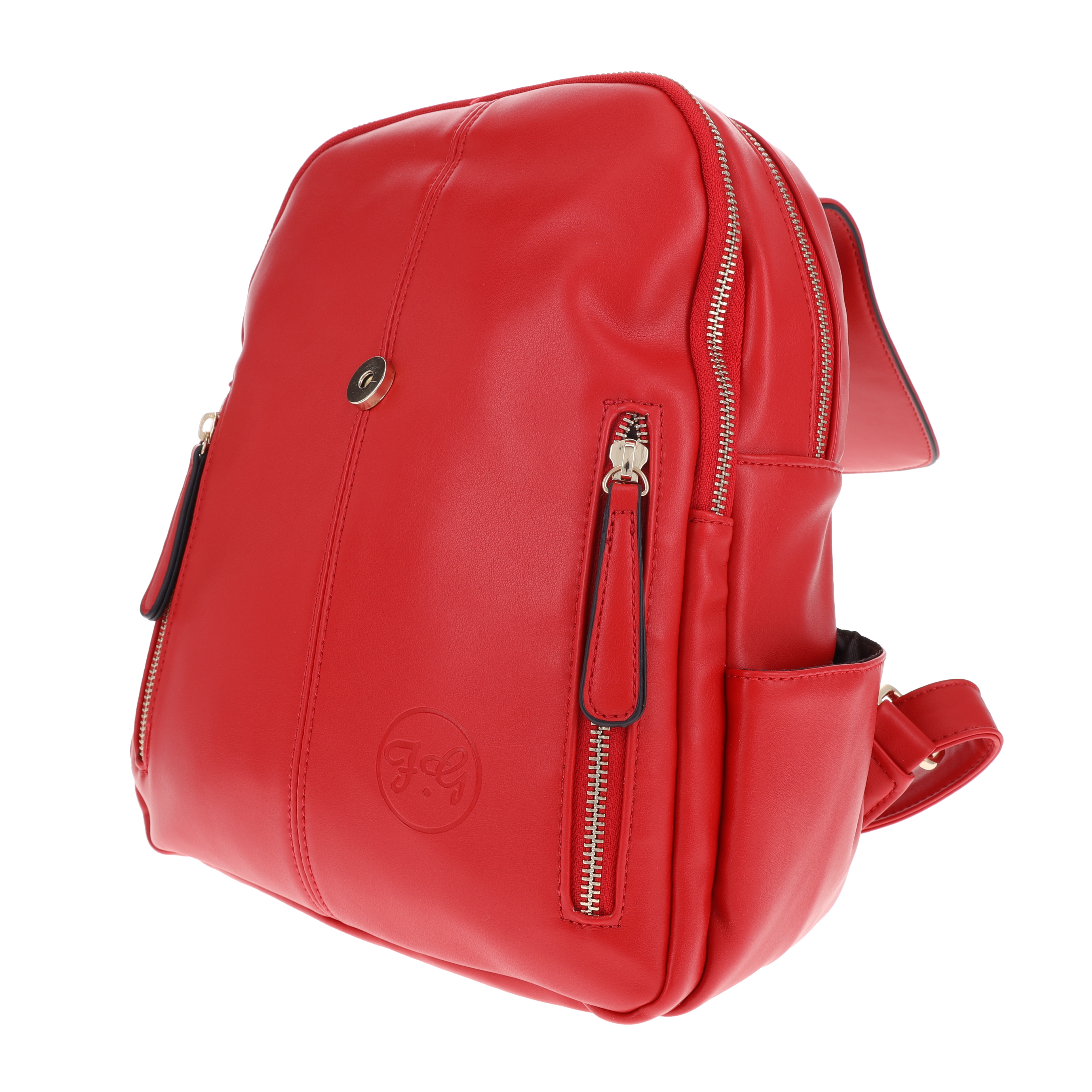 Fabigun Concealed Carry Backpack 1951 Red Leather FAB1951RED View 6